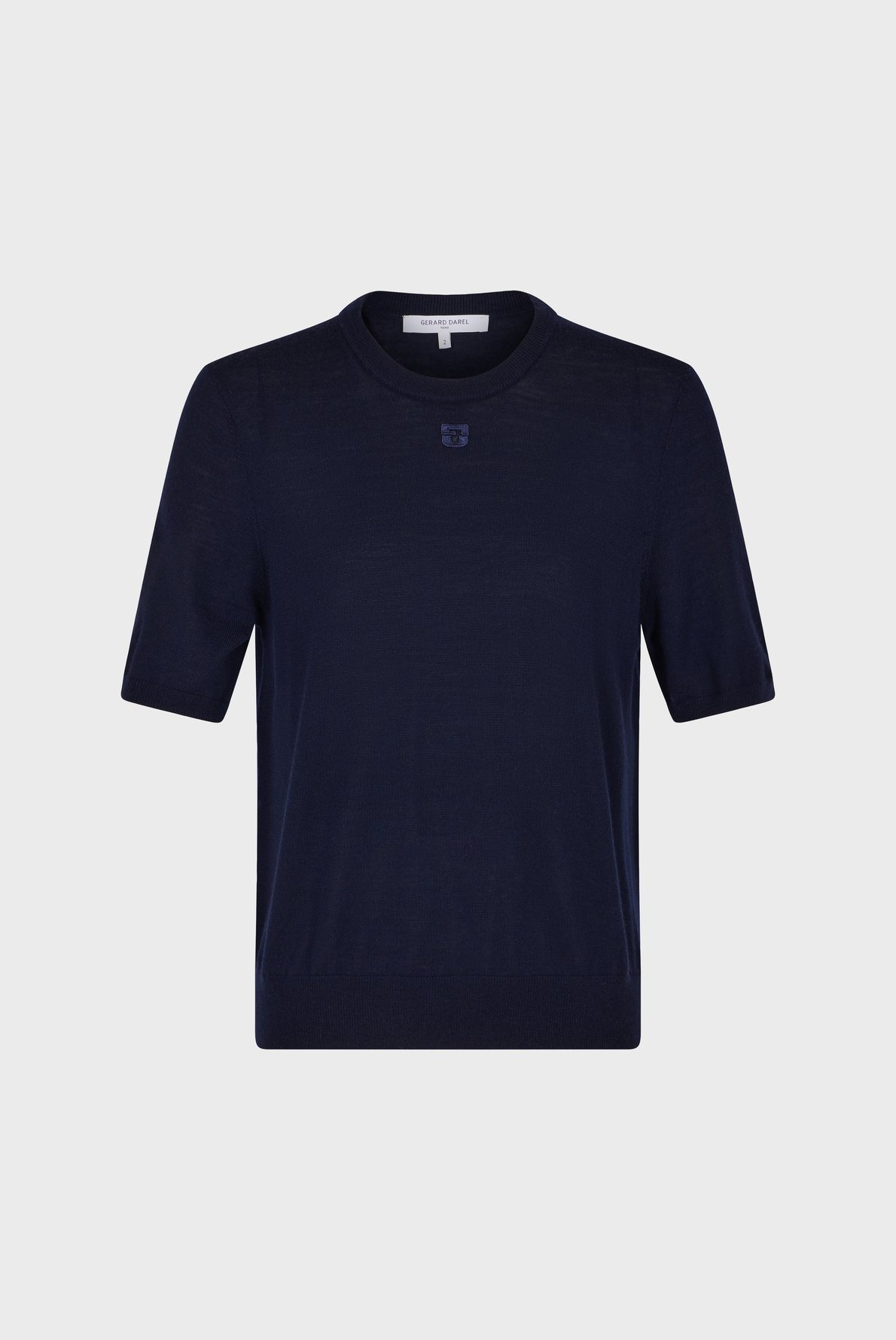 Pull manches courtes en laine - lysea GERARD DAREL Bleu