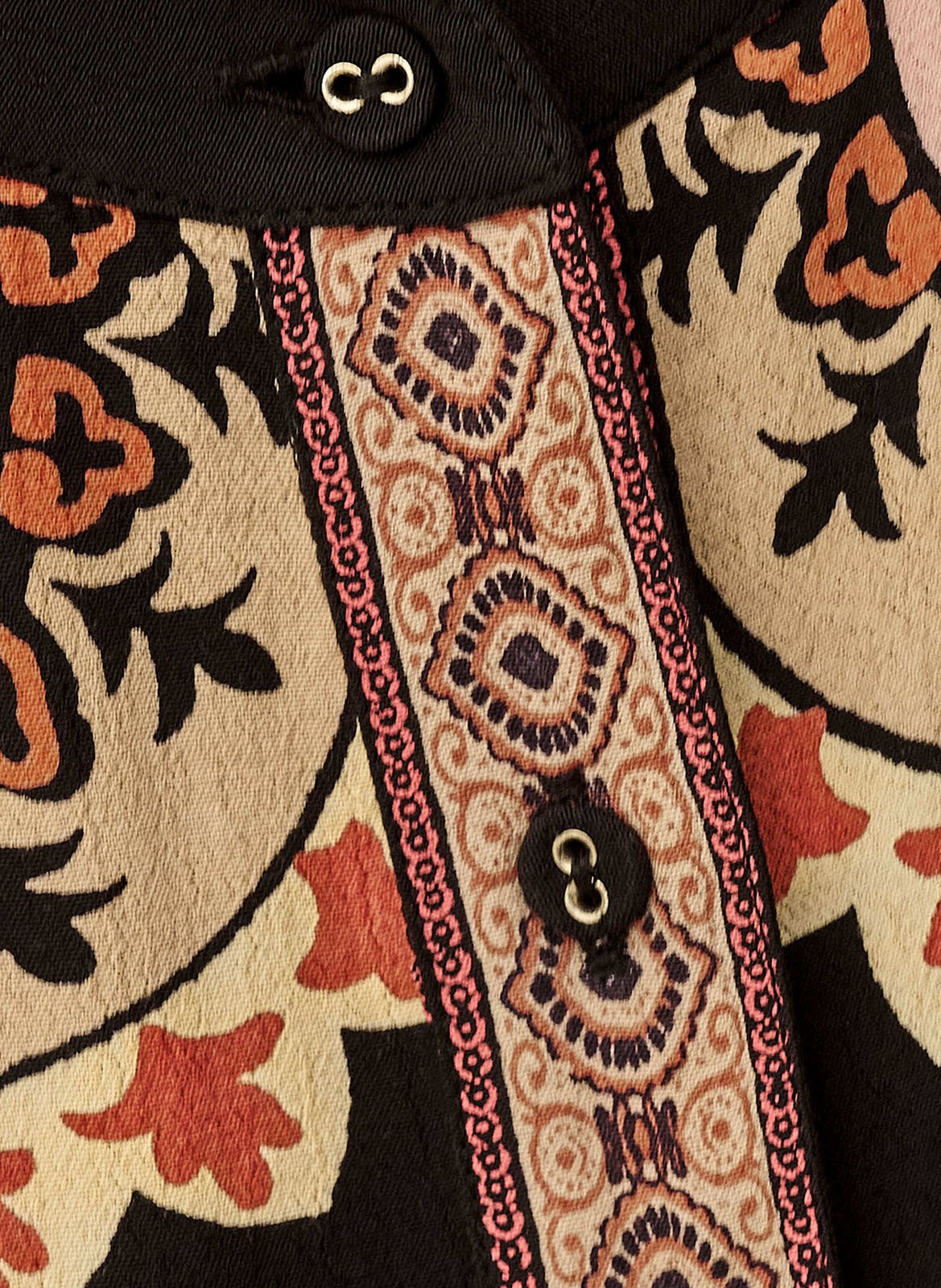 Chemise droite col rond valda BA&SH Noir