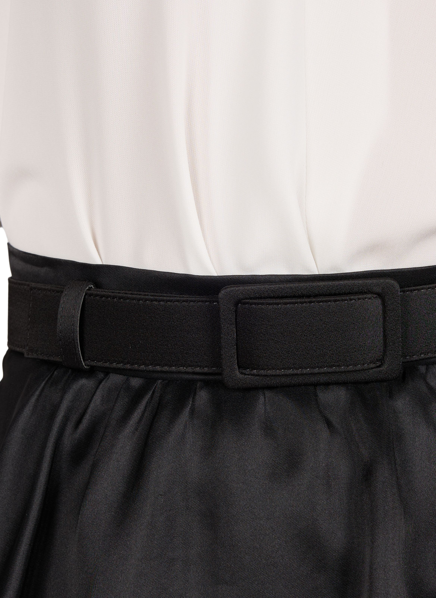 Flared silk skirt MAX MARA STUDIO Black