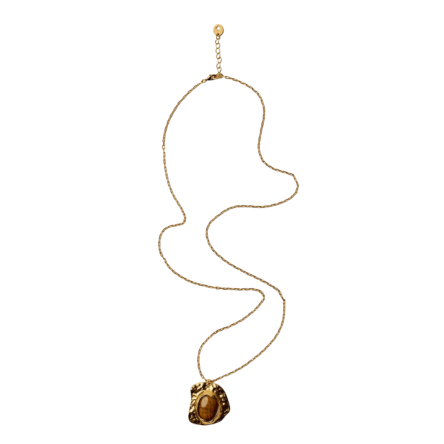 Collier en laiton recyclé mélangé lynett SESSUN Marron