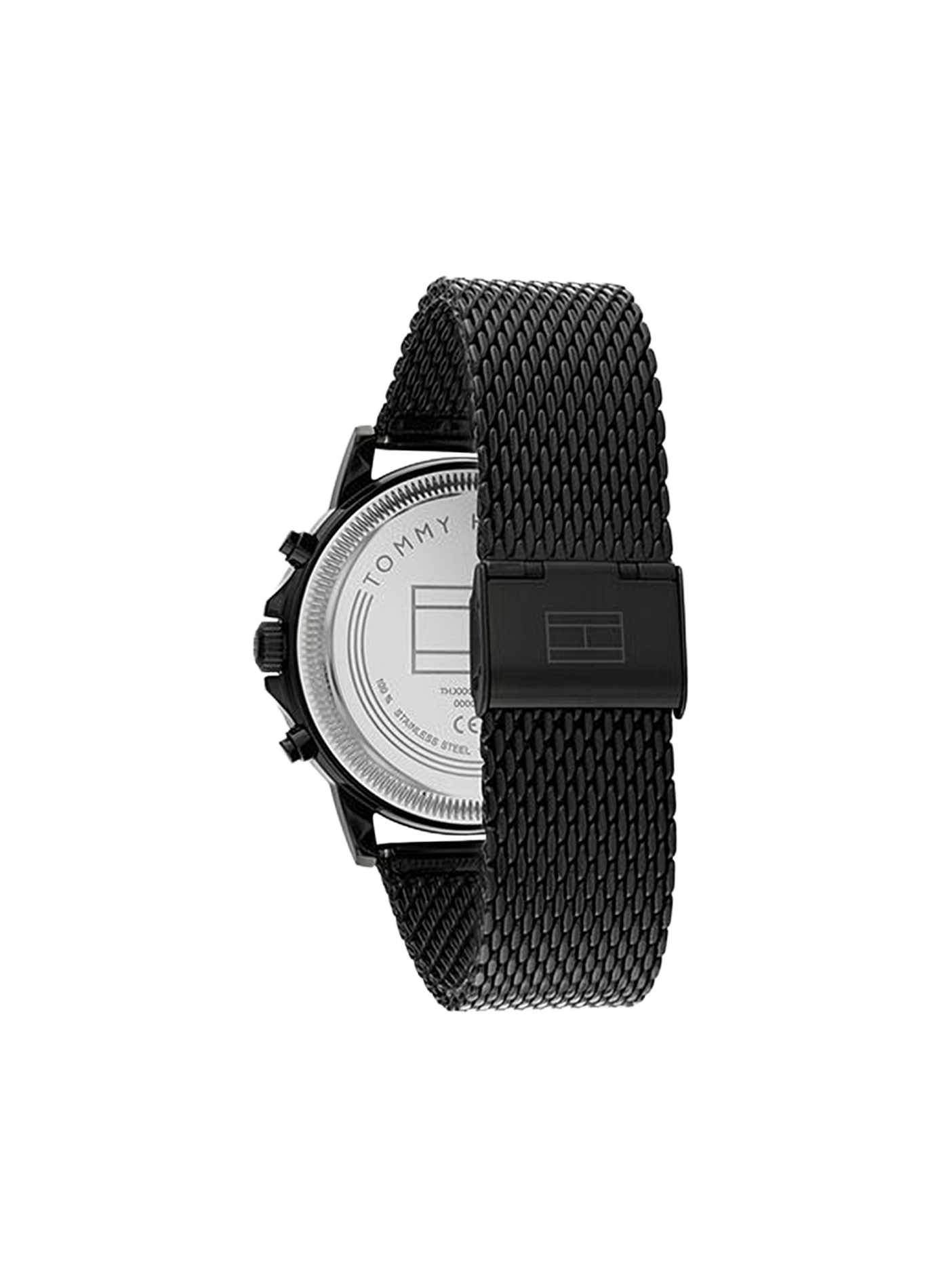 Montre quartz Stewart en acier inoxydable TOMMY HILFIGER MONTRES Noir