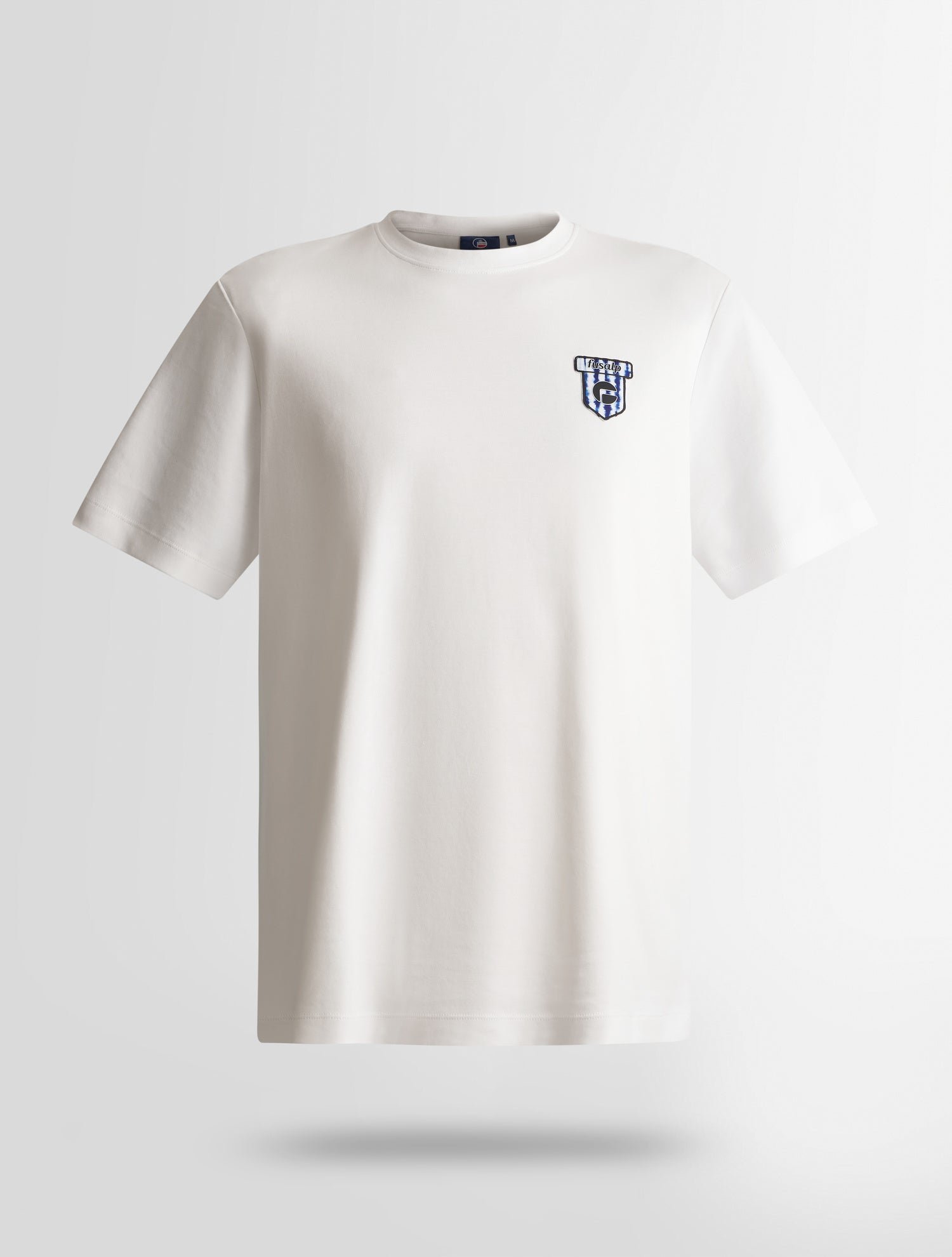 T-shirt tylo anim col rond coupe regular FUSALP Blanc