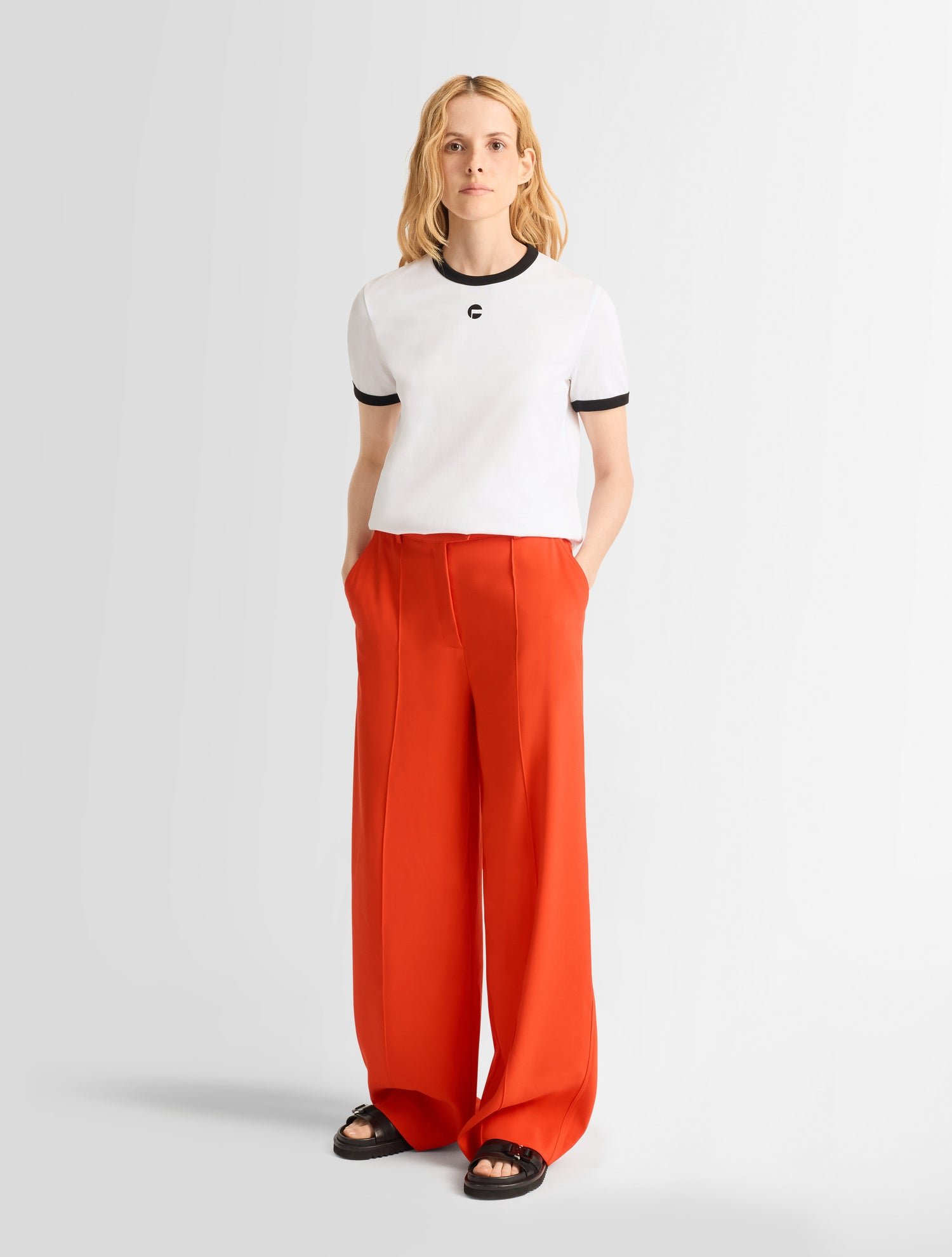 T-shirt tanixa col rond coupe regular FUSALP Blanc