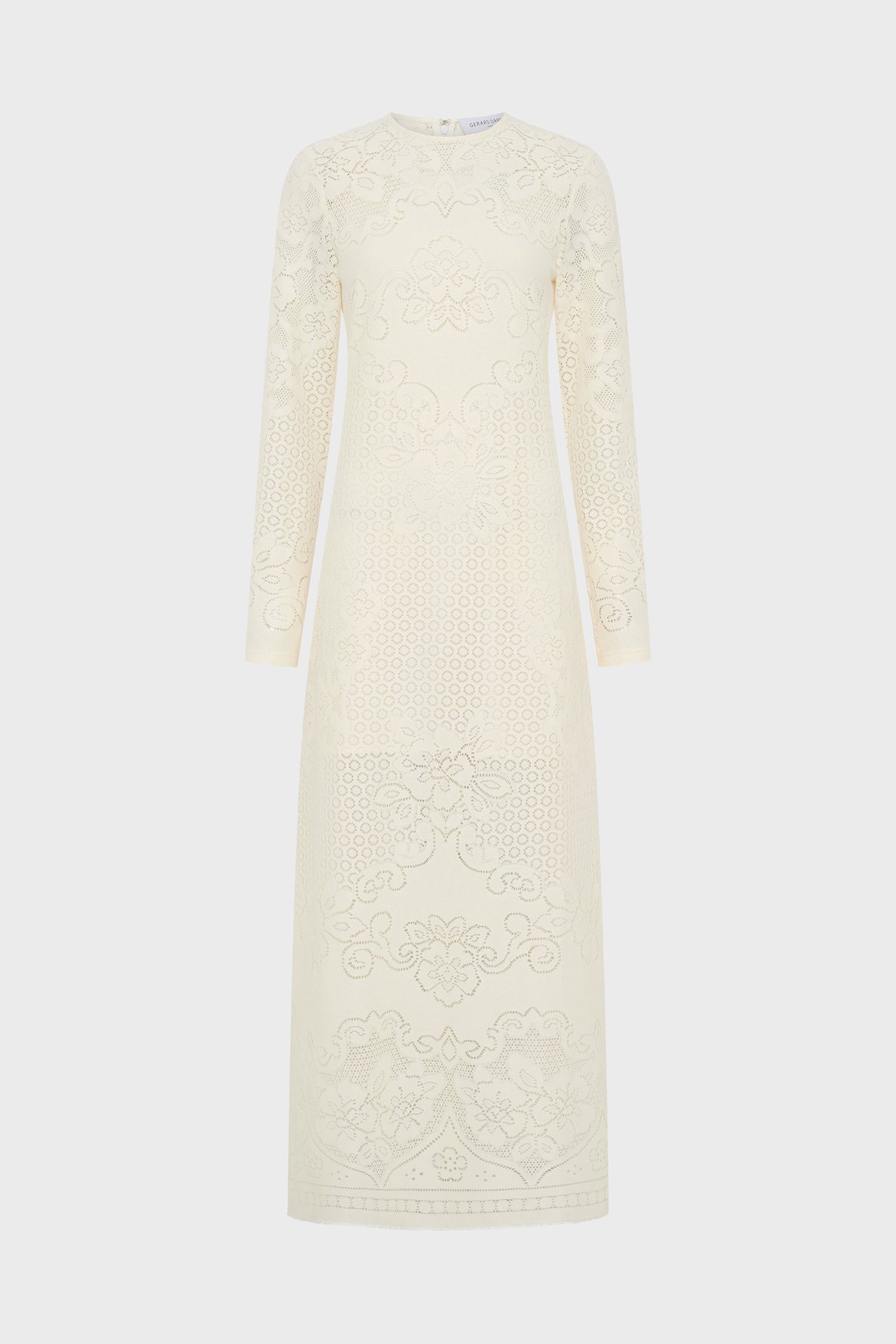 Robe longue en dentelle - riyane GERARD DAREL Beige