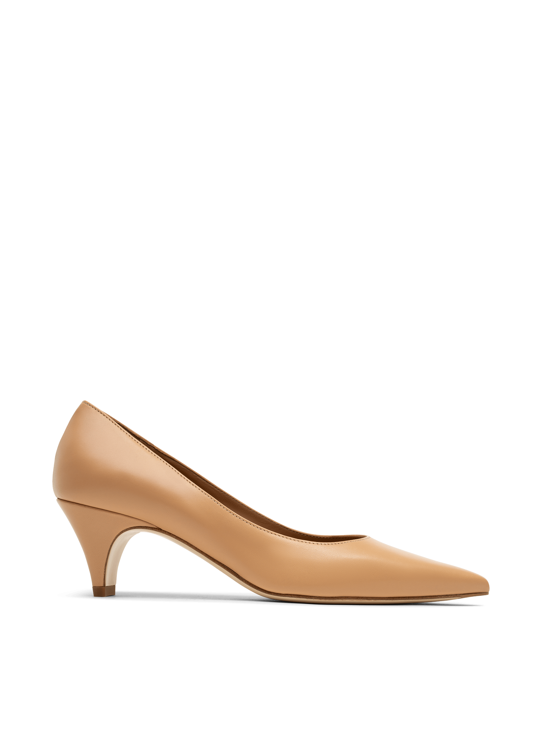 Escarpins roka en nappa PARALLELE Beige