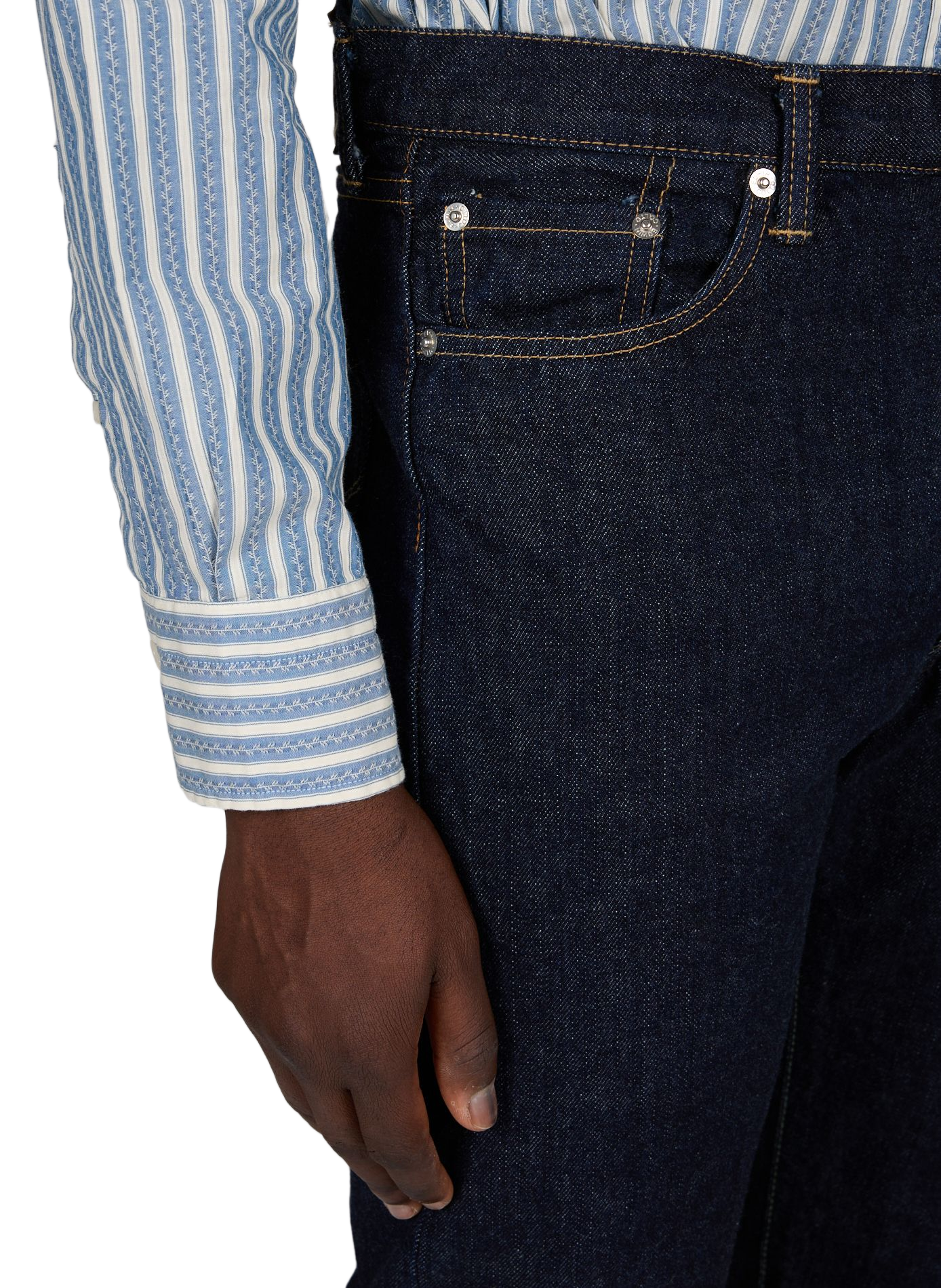 Cotton jeans EDWIN Blue