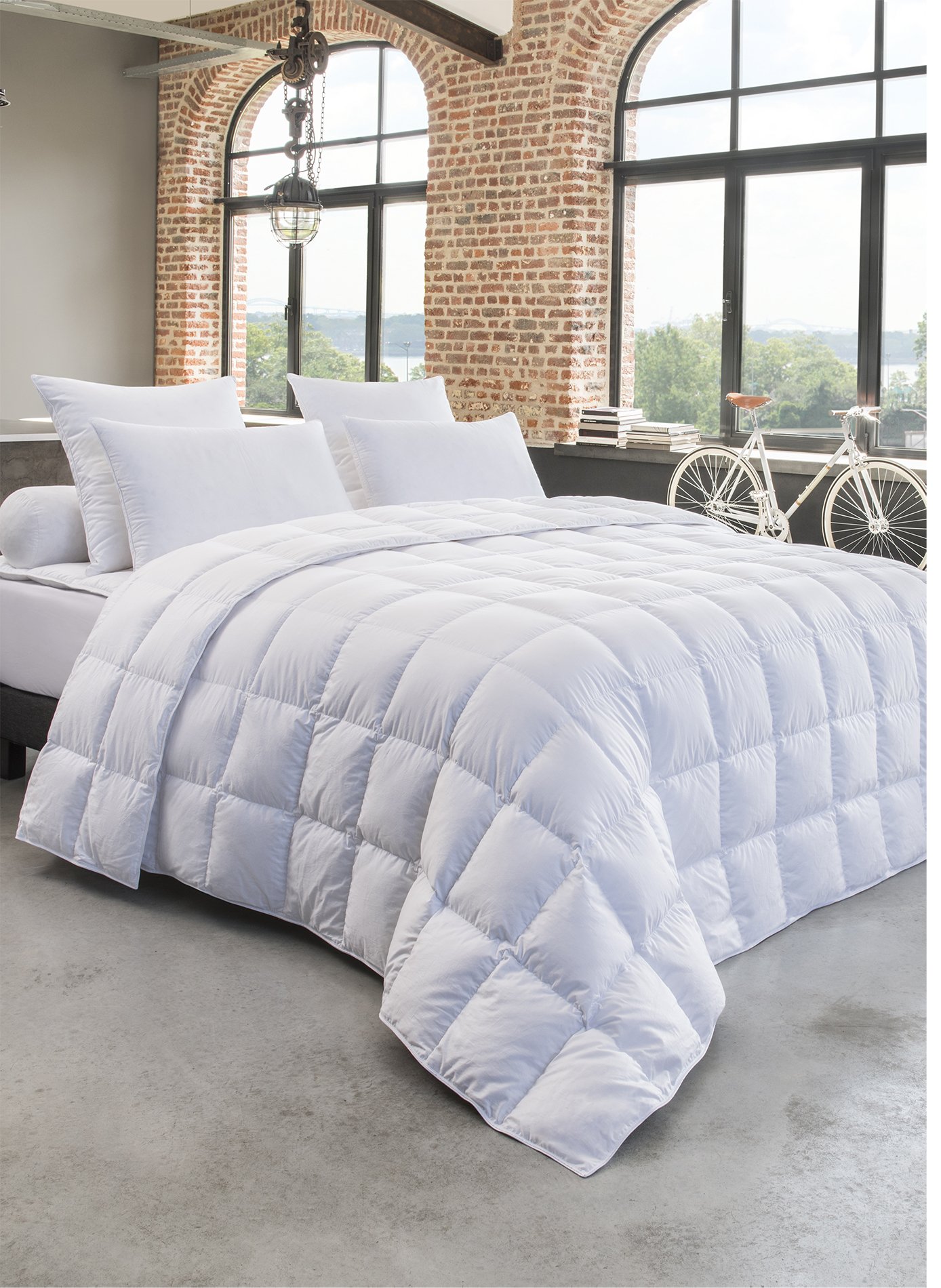 Couette exception 100% duvet oie blanche extra légère DROUAULT Blanc