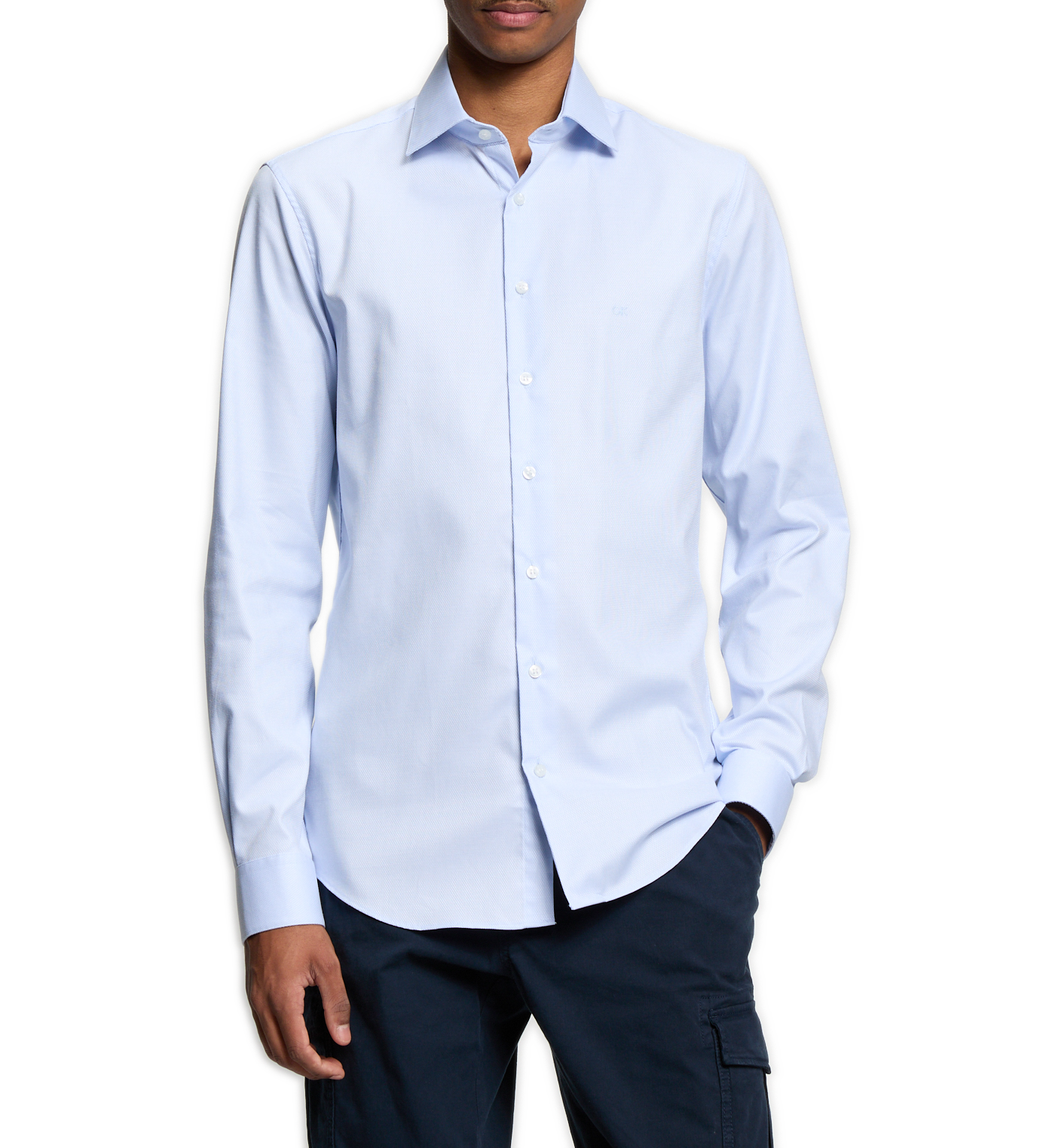  Cotton shirt CALVIN KLEIN Blue