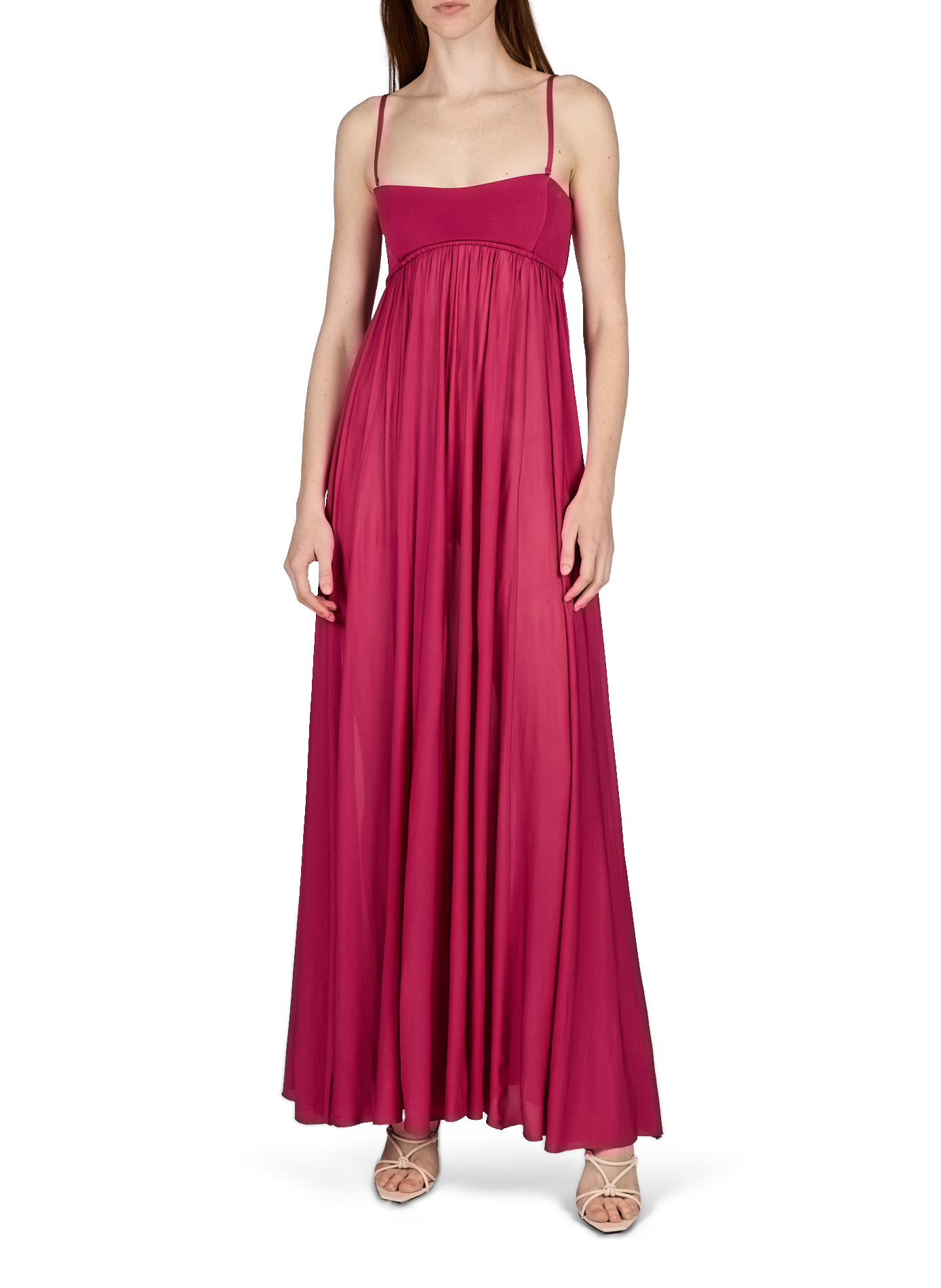 Strapless Luna dress with bodice ZIMMERMANN Pink