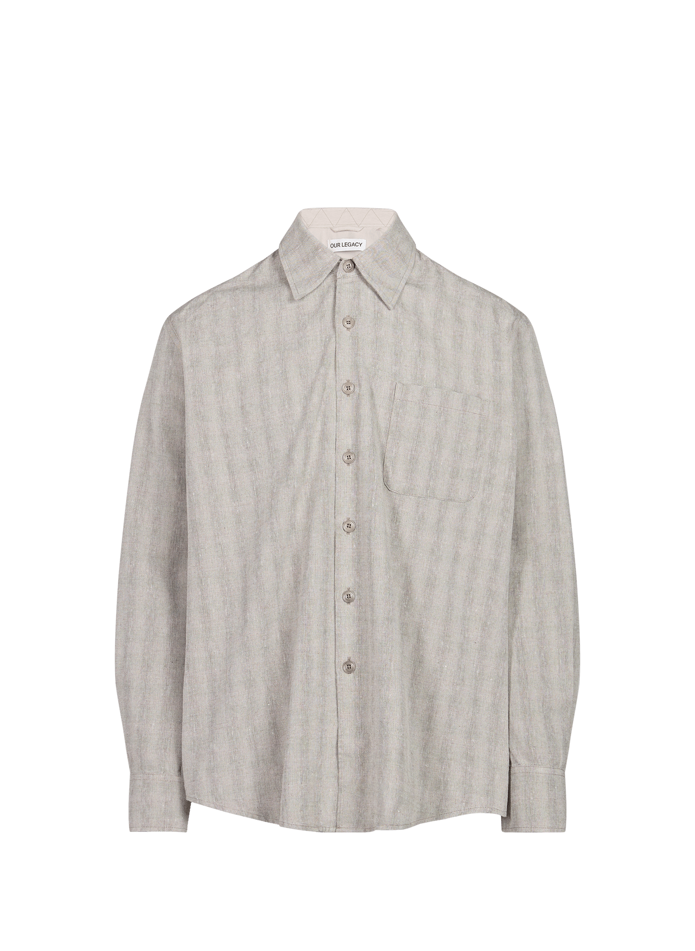 Chemise en coton et lin  OUR LEGACY Beige