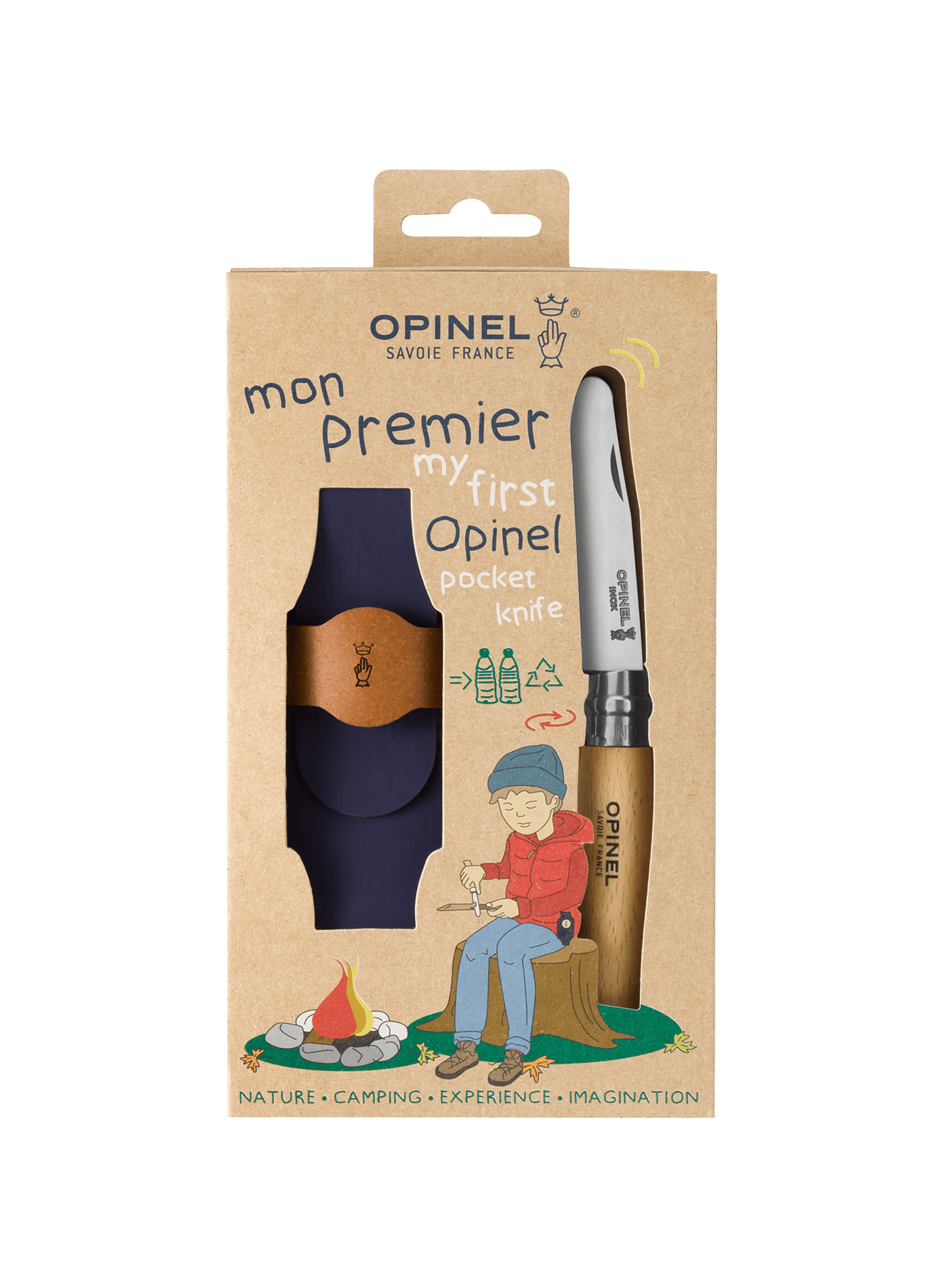 Set Taschenmesser für Kinder Mein erstes Opinel OPINEL Beige