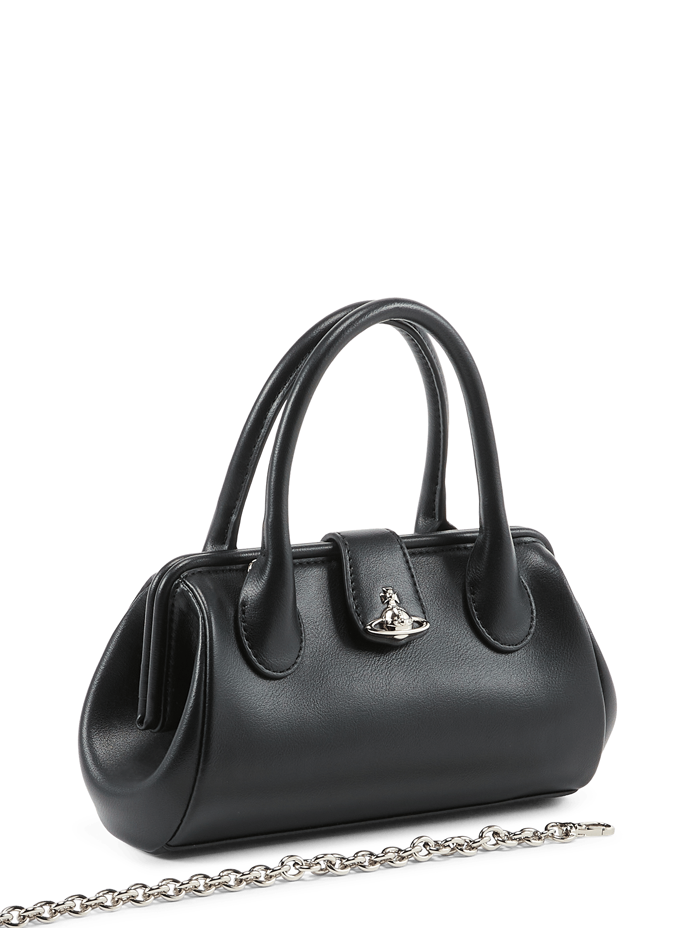 Mini sac à main uni VIVIENNE WESTWOOD Black