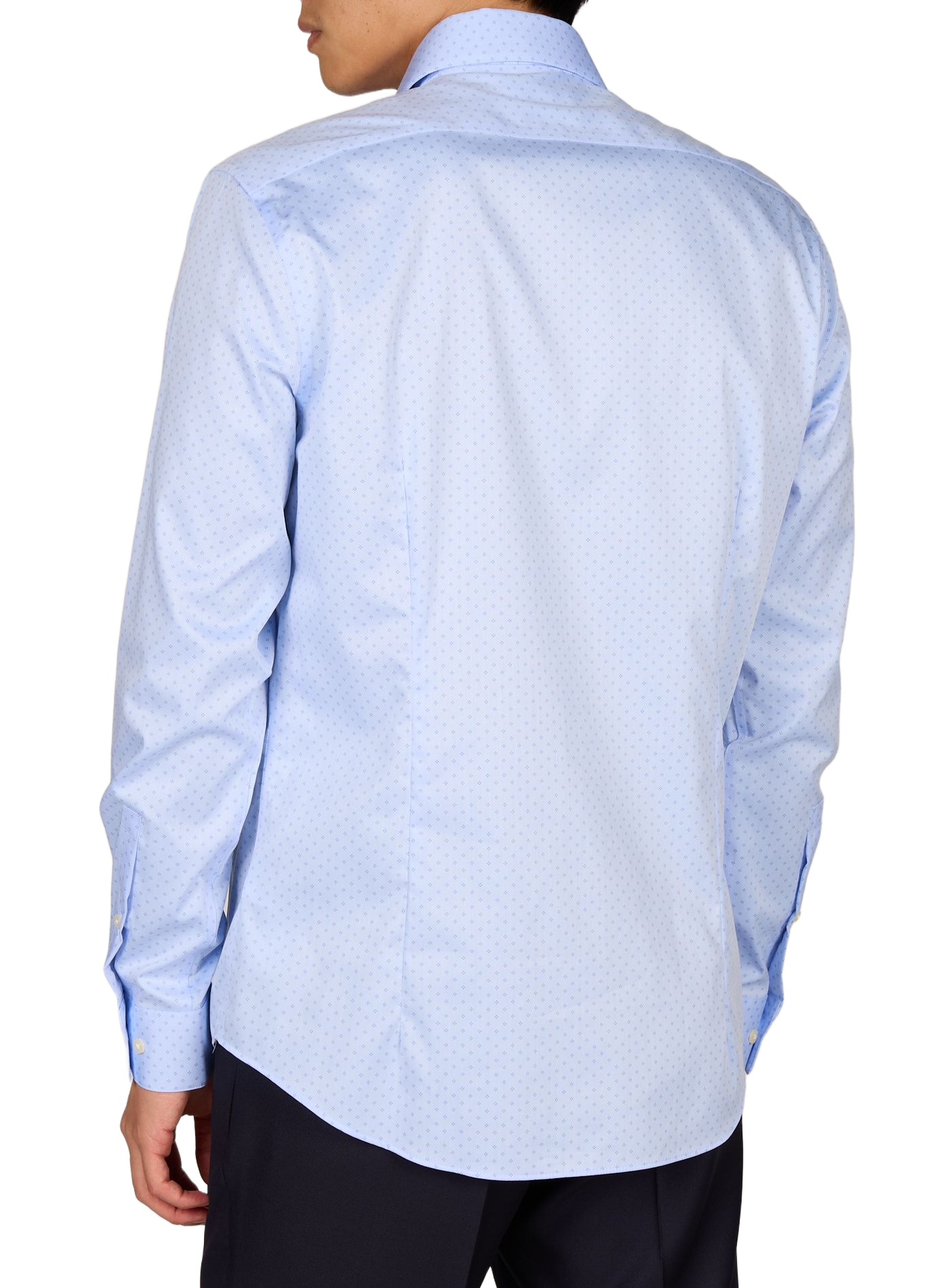 Printed cotton-blend shirt CALVIN KLEIN Blue