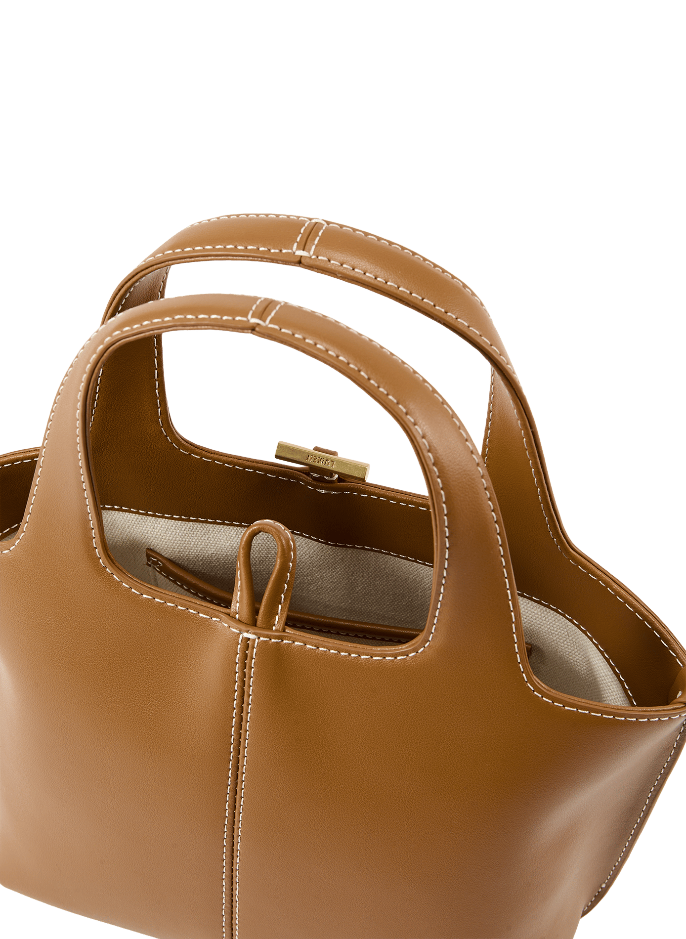 Cleo leather handbag ATELIER DE LUMEN Brown