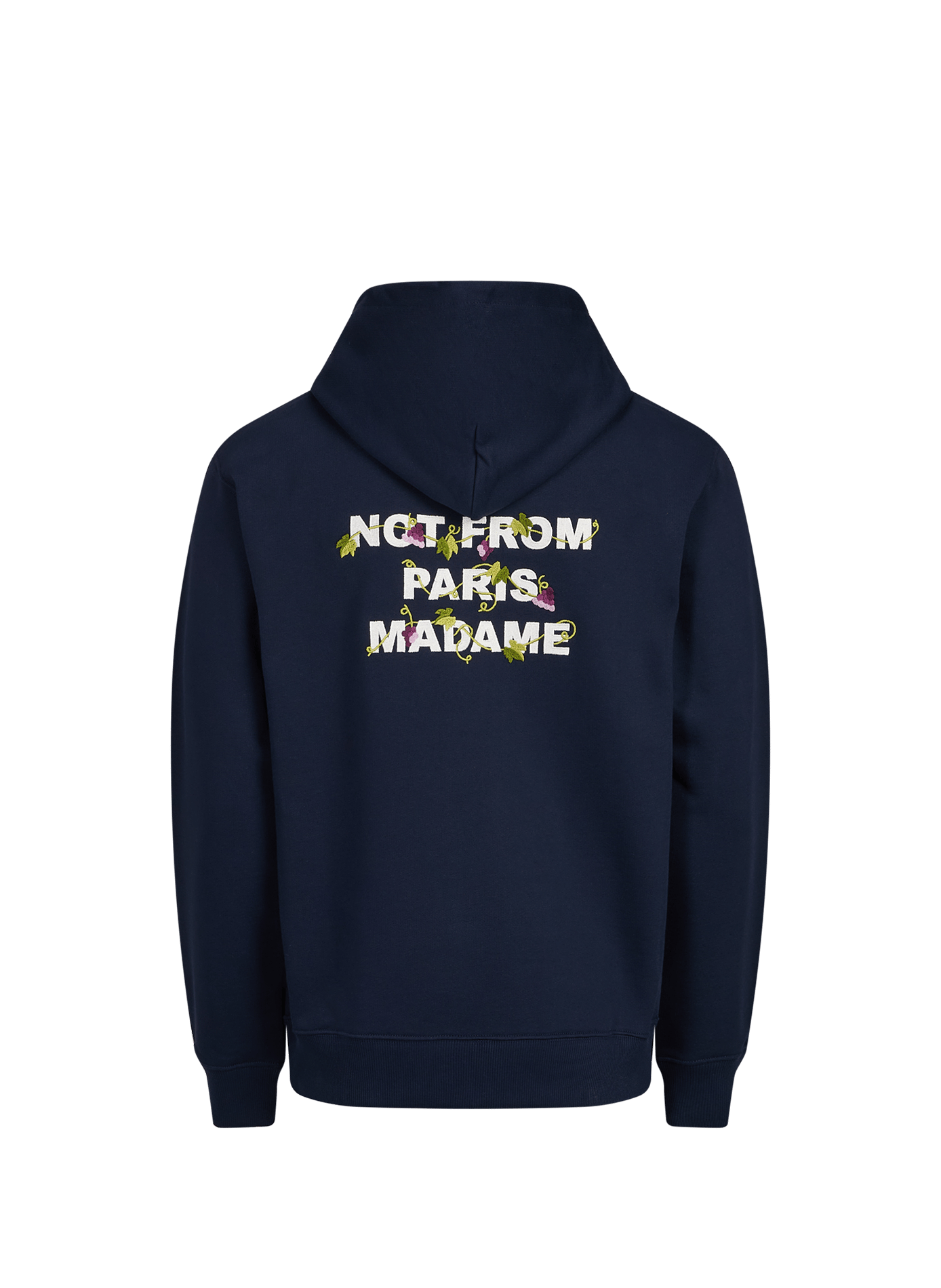 Hoodie à capuche brodé DROLE DE MONSIEUR Bleu