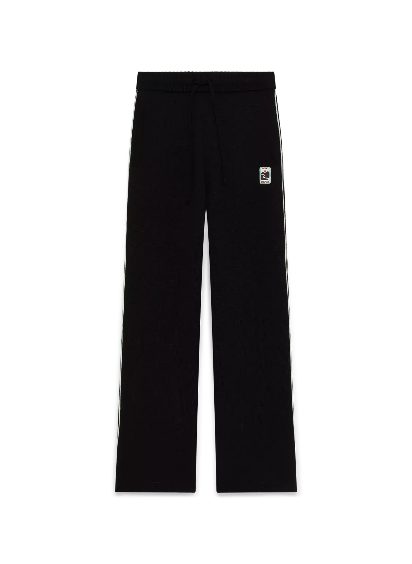 Flowy merino wool trousers CASABLANCA PARIS Black
