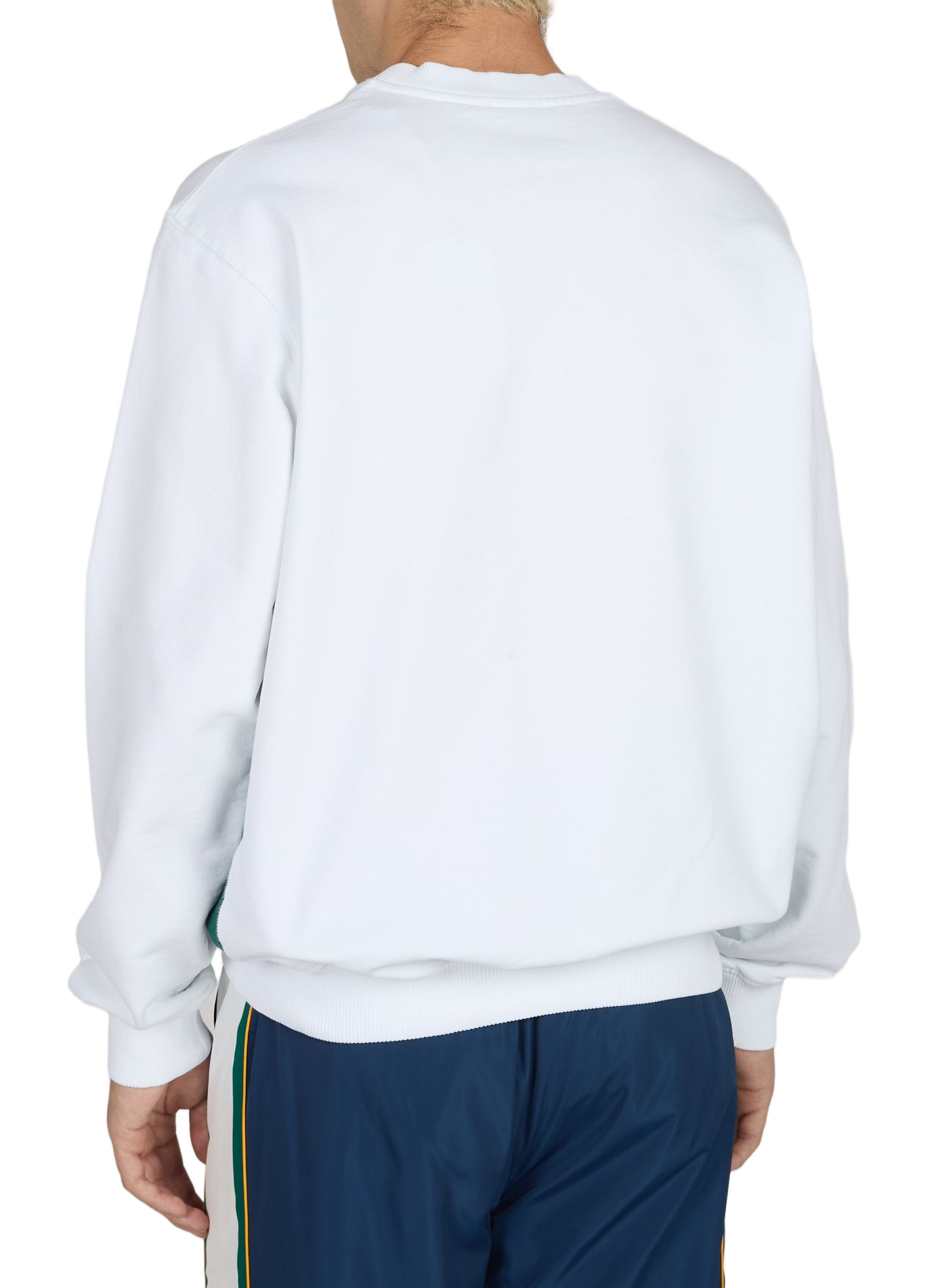 Cotton logo sweatshirt CASABLANCA PARIS White