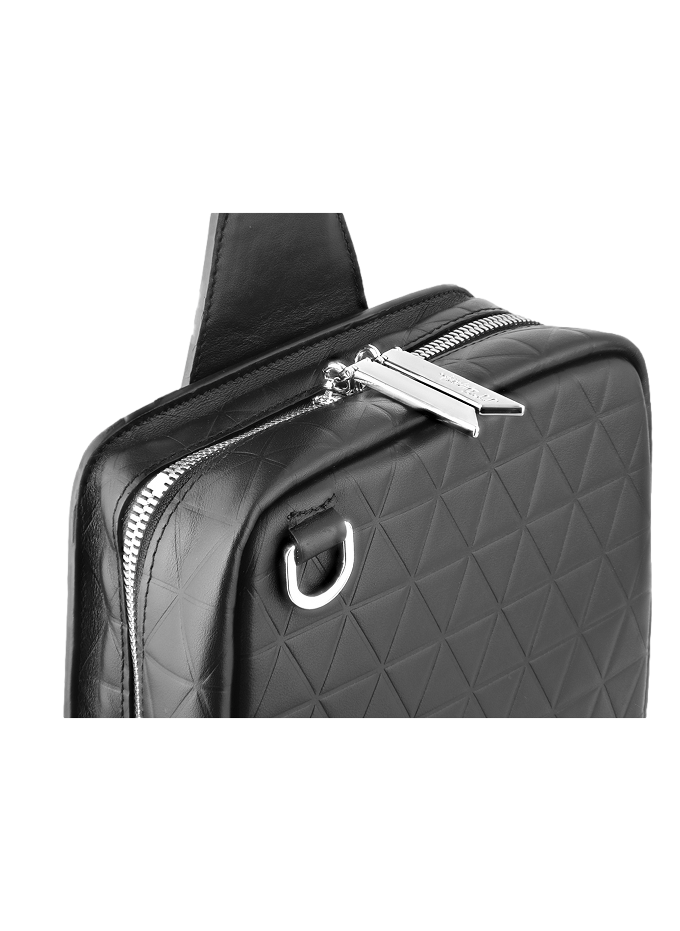 Umhängetasche Sling Firehead aus Leder S.T. DUPONT Schwarz