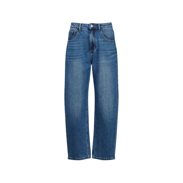 Jean large en denim de coton Jean large en denim de coton