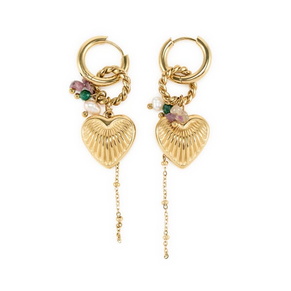 Boucles d'oreilles coeur Boucles d'oreilles coeur