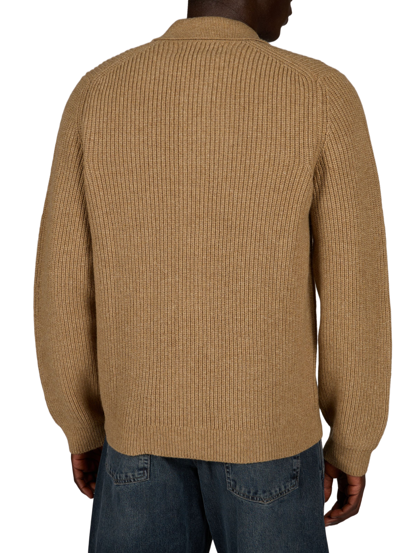 Straight wool blend vest SAMSOE SAMSOE Brown