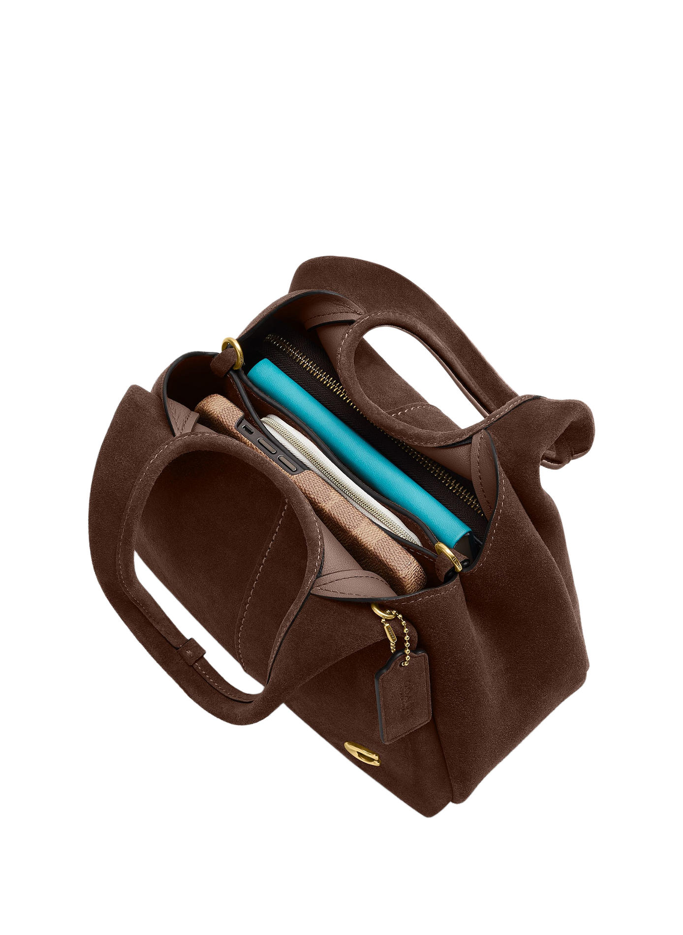 Lederhandtasche Lana | Braun COACH Damen