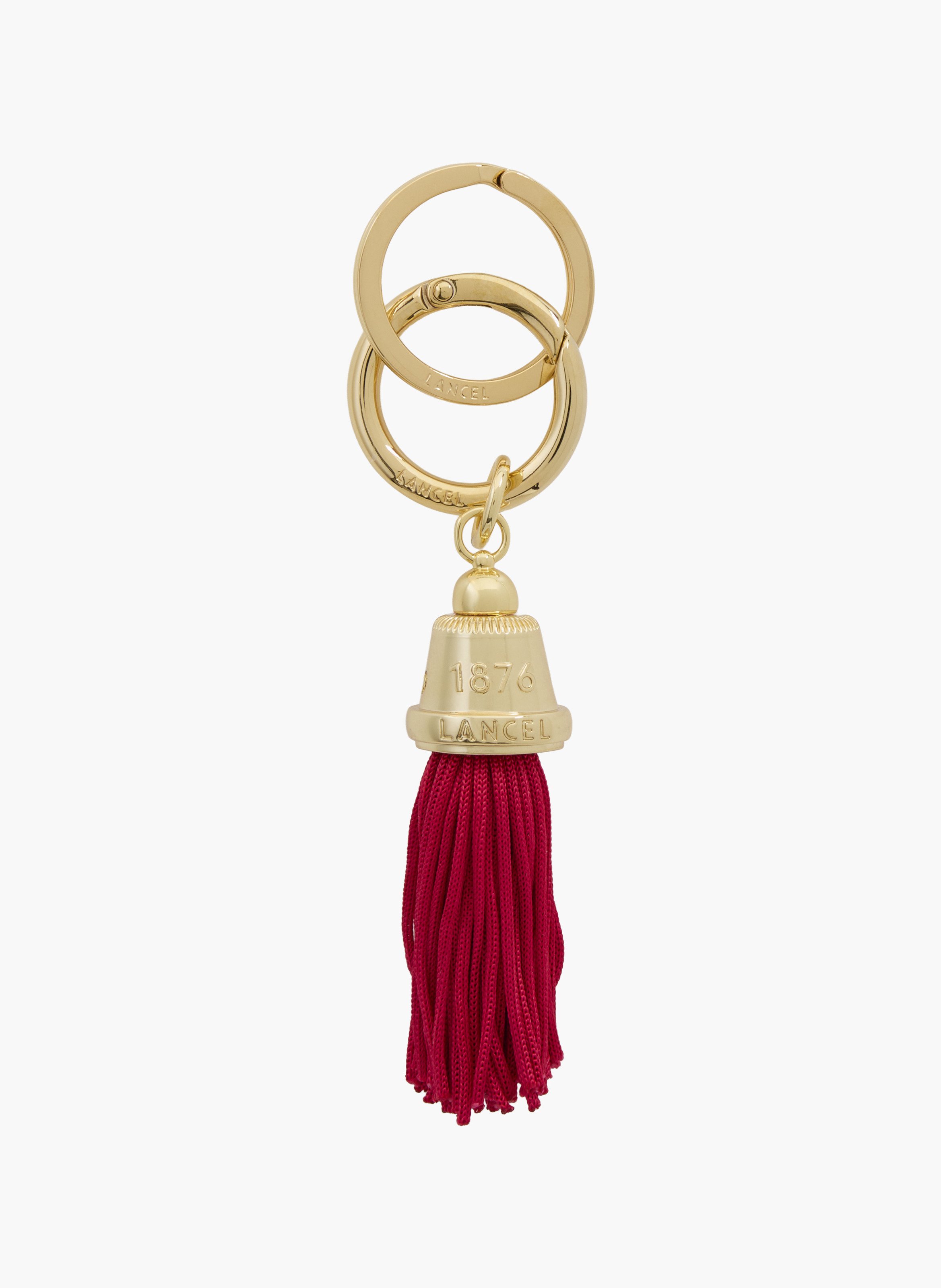 Porte-clés suite 1876. LANCEL Rouge