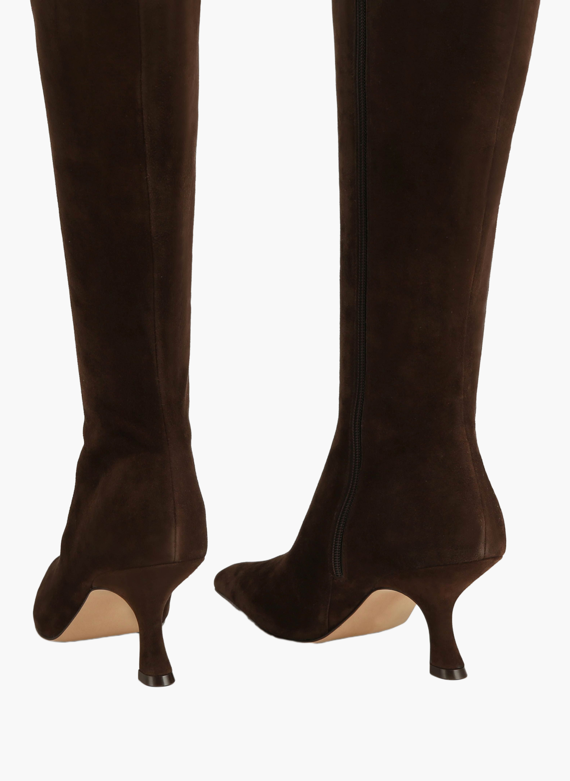Bottines hue en daim NAKED WOLFE Marron