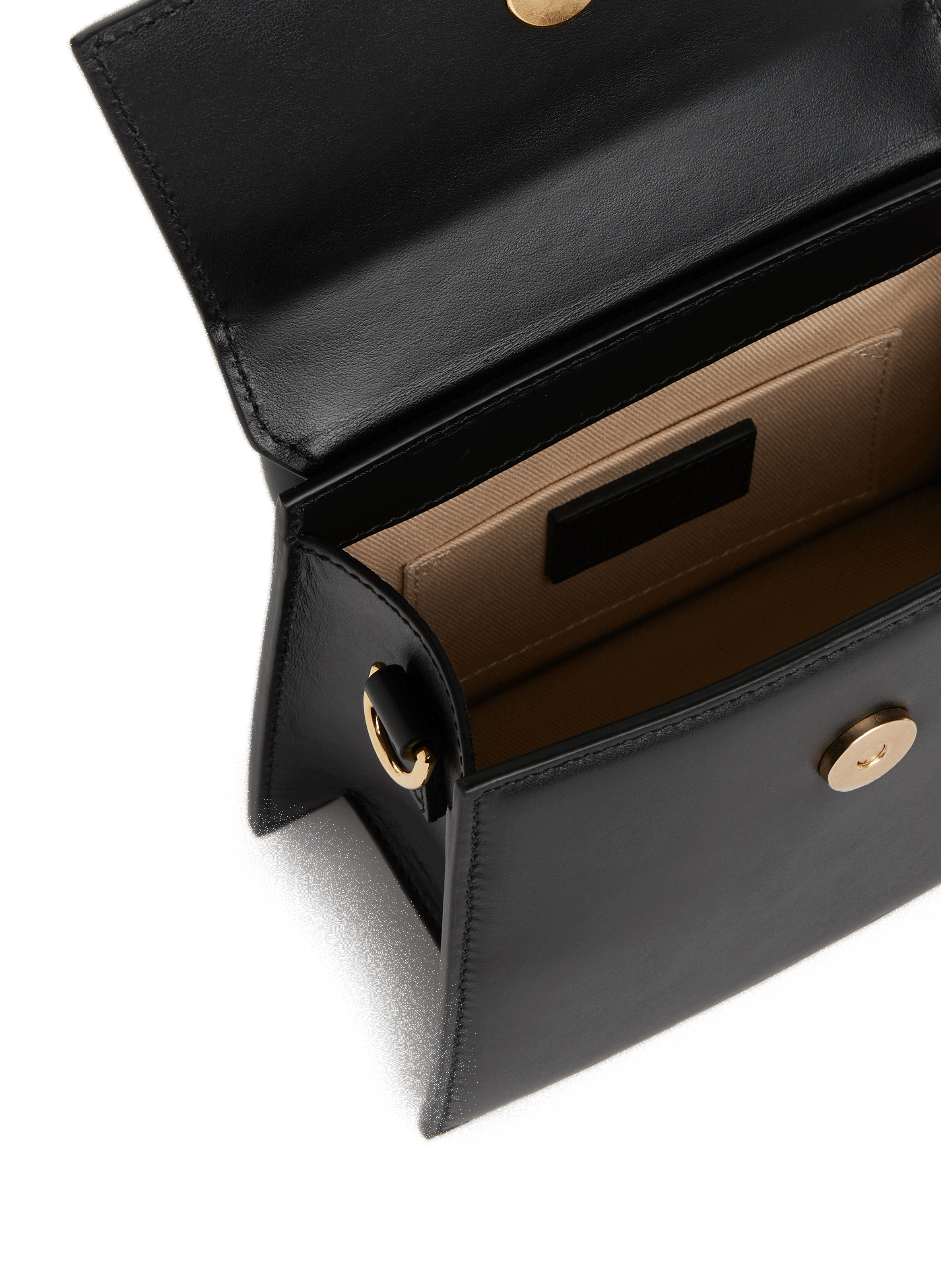 Le Chiquito Moyen leather bag JACQUEMUS Black