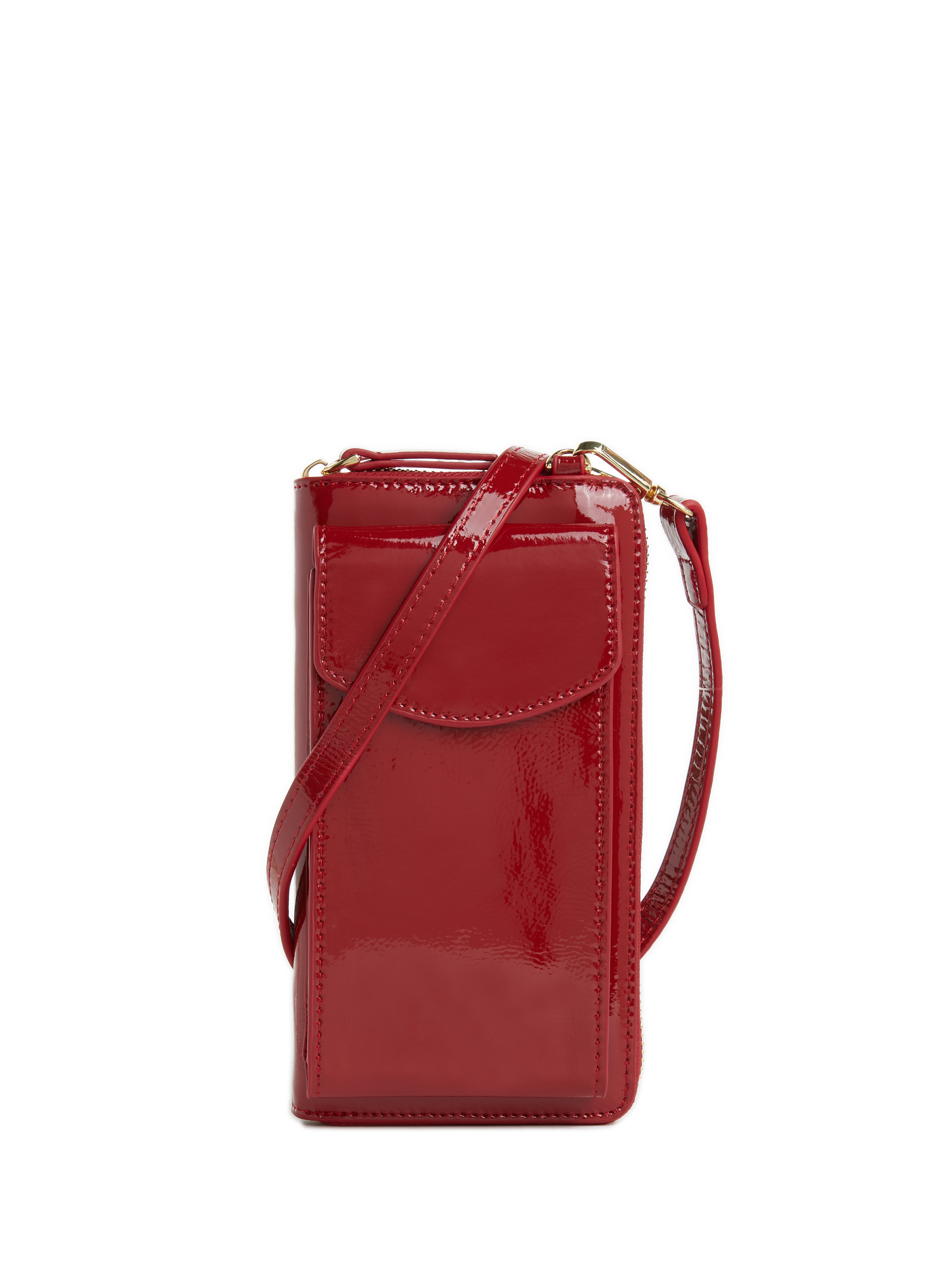 SAISON 1865 Patent leather wallet Red