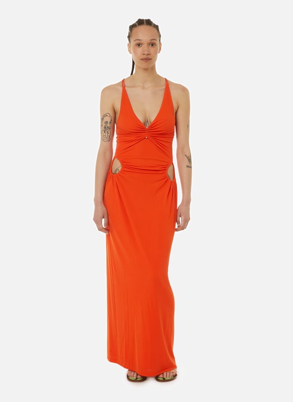 Dion lee orange deals dress