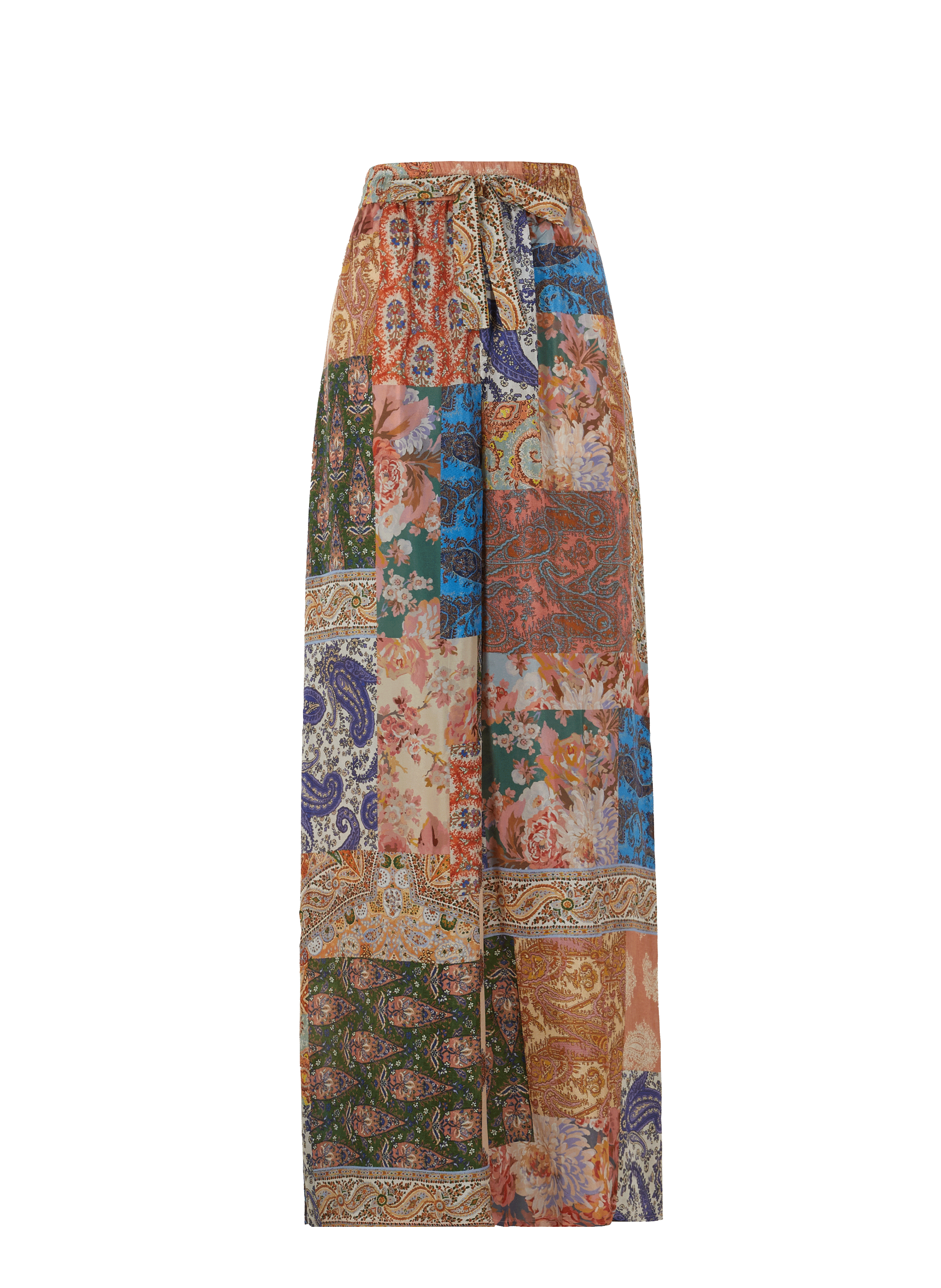 ZIMMERMANN Pantalon en soie Multicolore