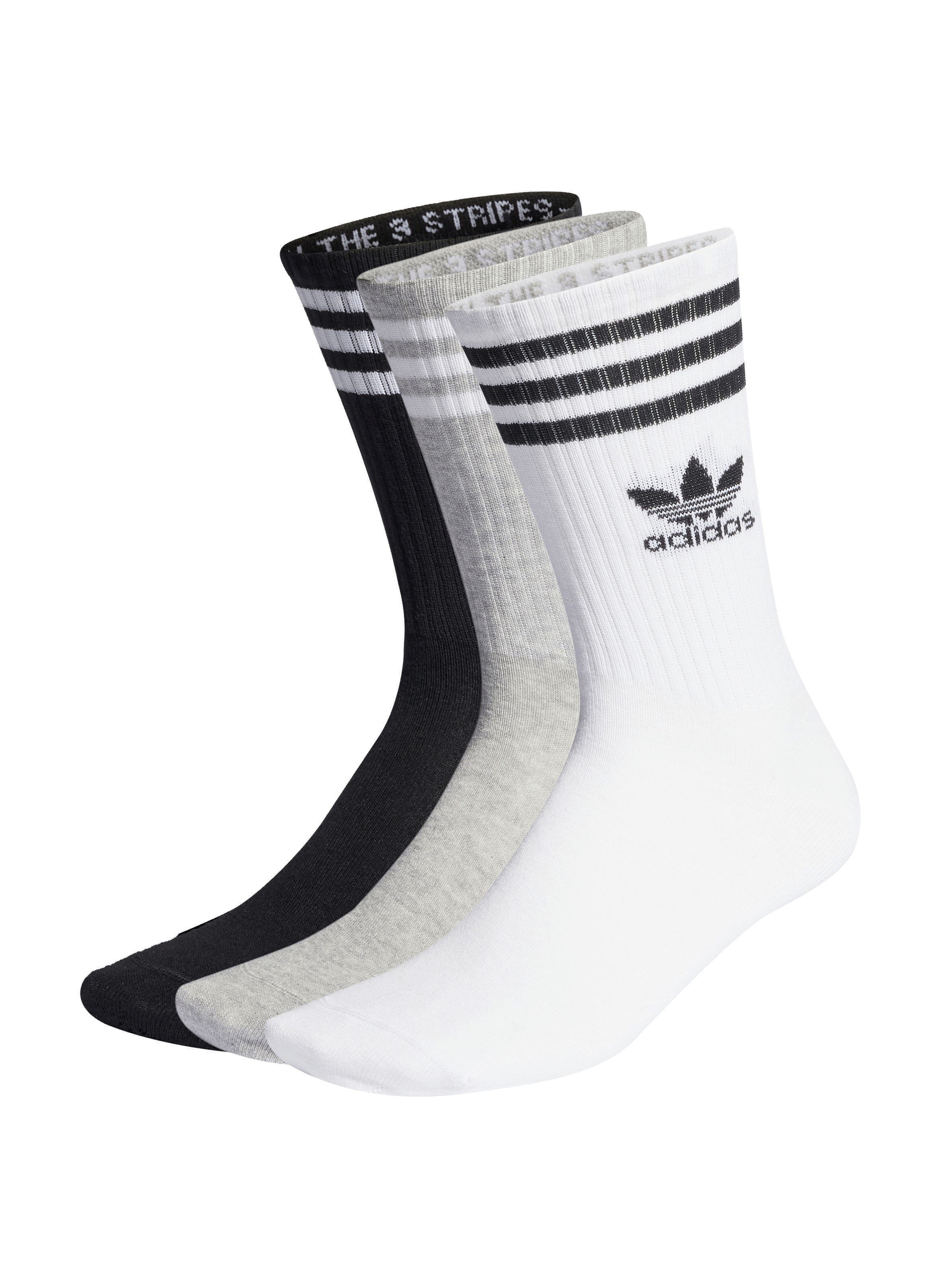 ADIDAS Logo cotton socks  Multicolour