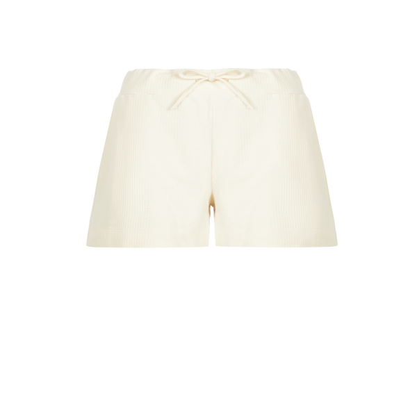 Mus & Bombon Embroidered Stretch Cotton Shorts In White
