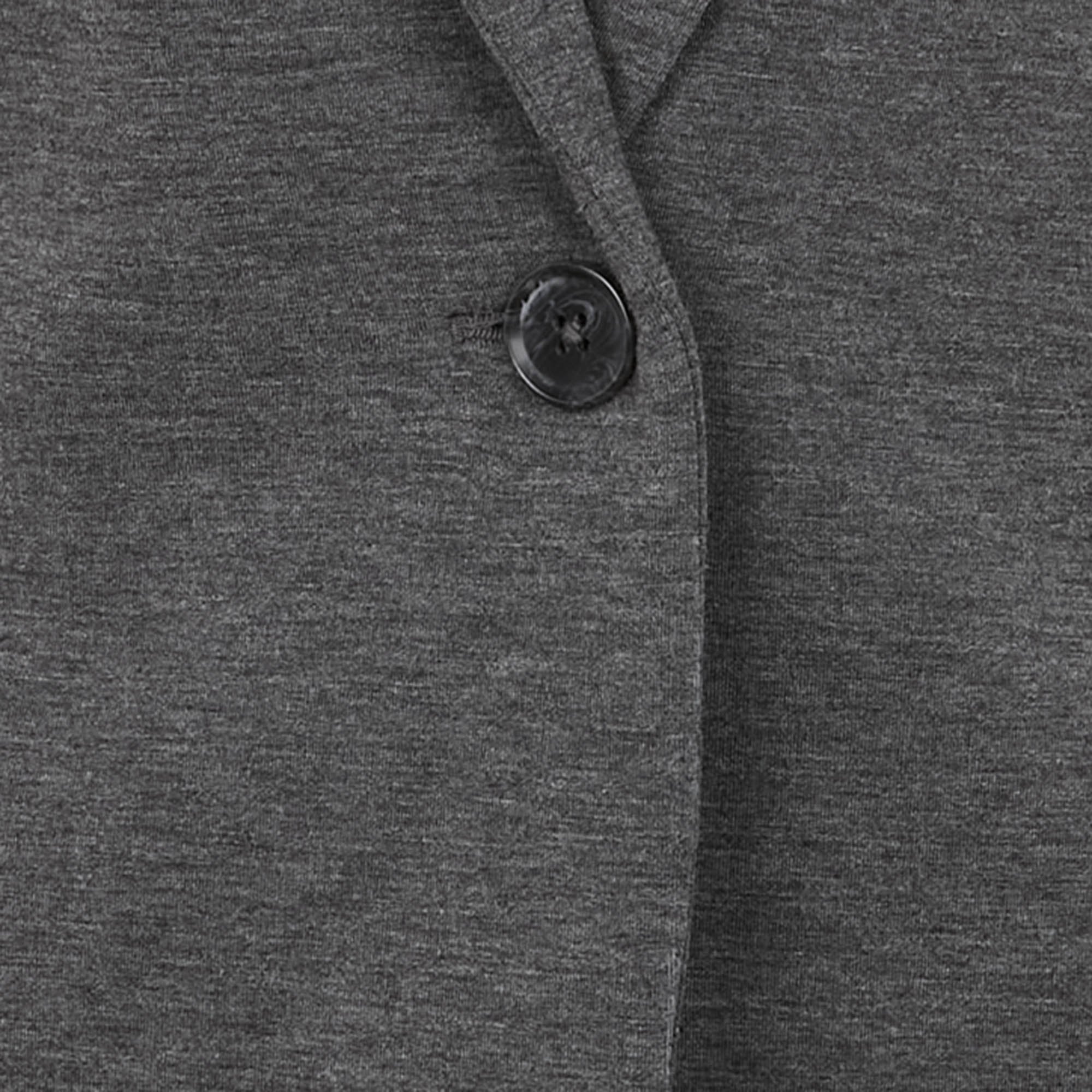 Manteau long à capuche amovible Gris