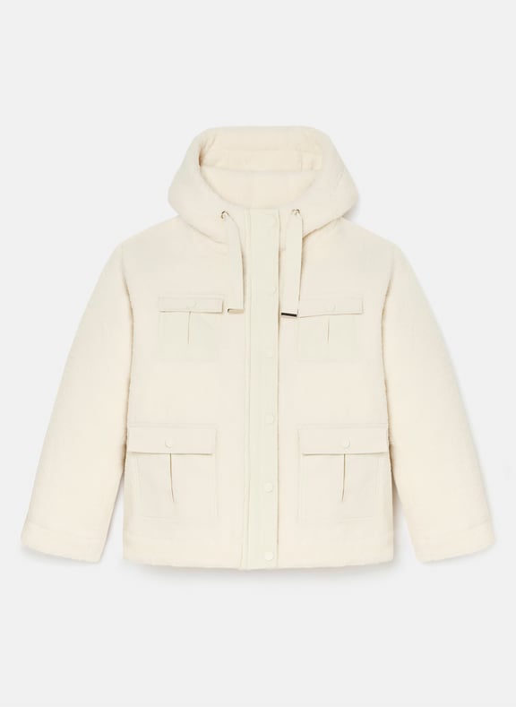 Parka ecru ample - poggy Blanc by ZAPA ZAPA Parka ecru ample - poggy Blanc