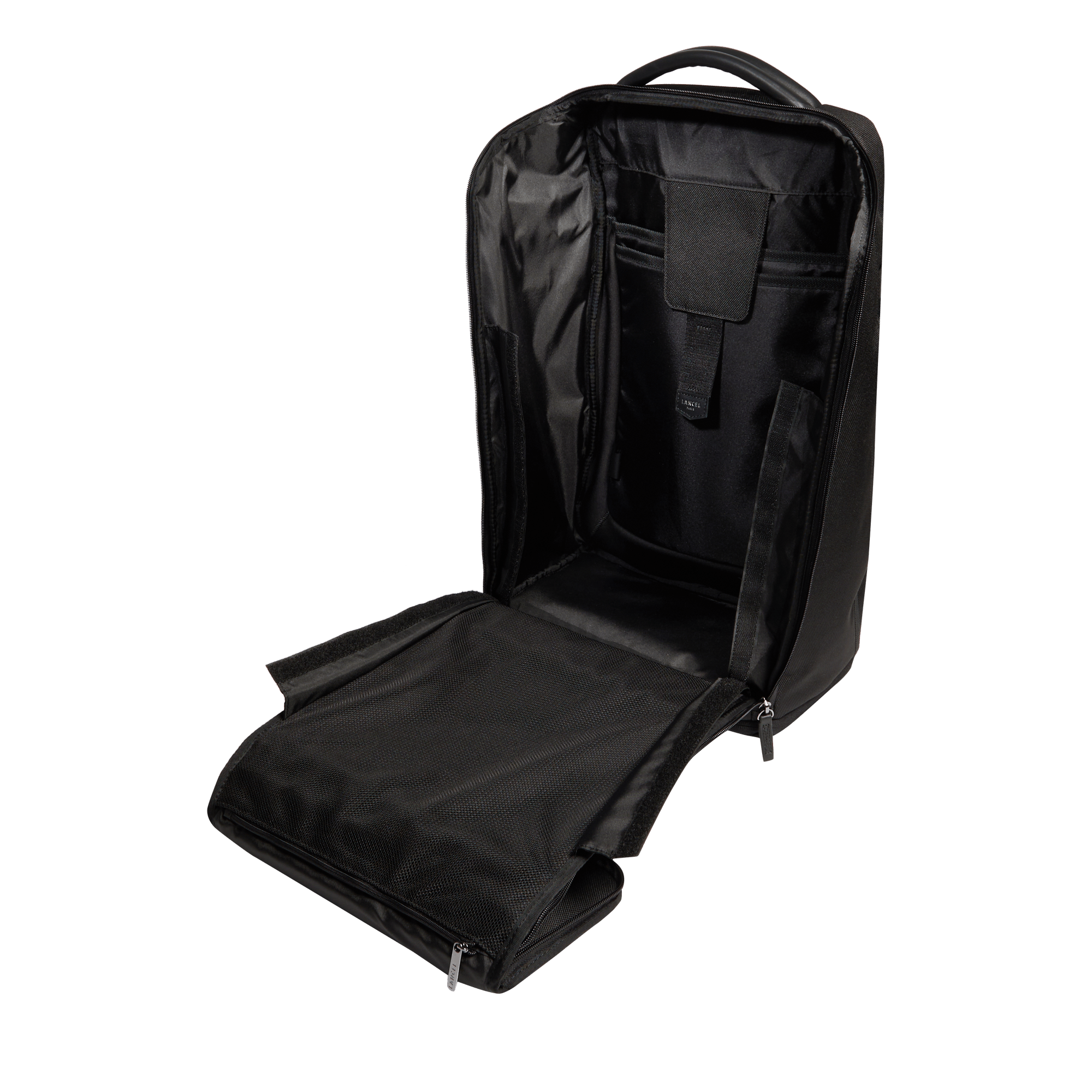 Lancel neo partance konvertierbarer rucksack aus segeltuch LANCEL Schwarz
