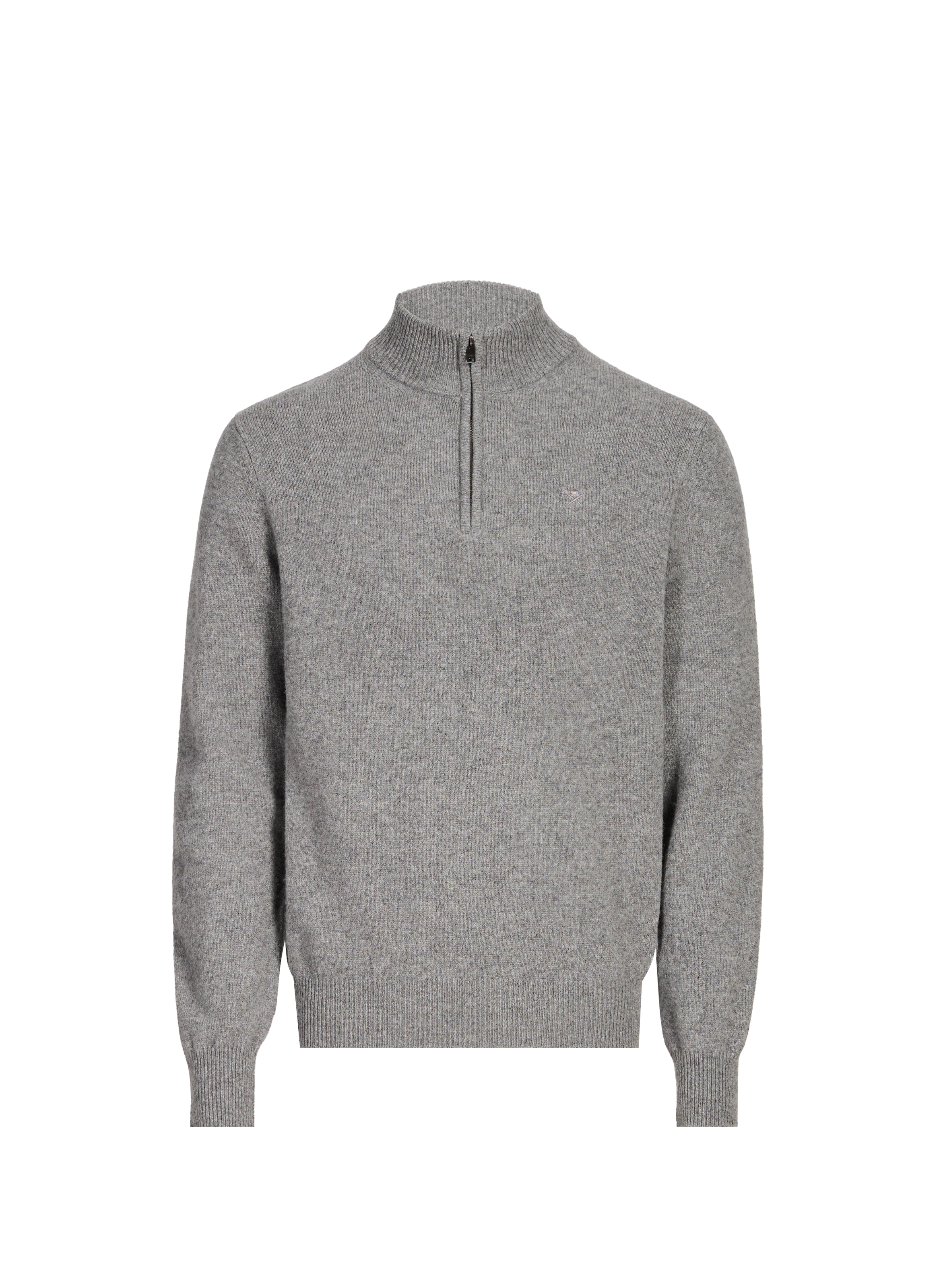 HACKETT High collar sweatshirt in wool Grey