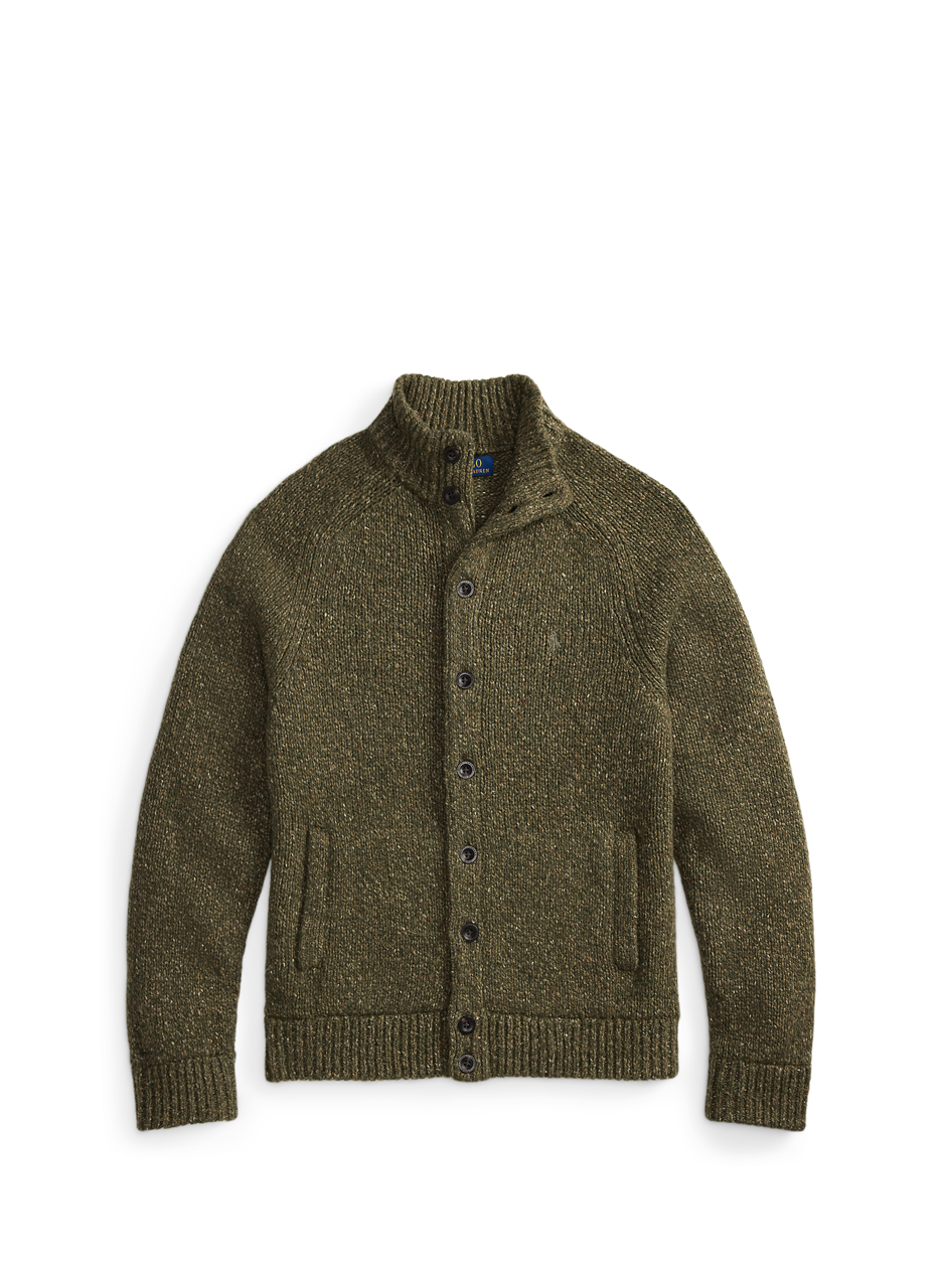 POLO RALPH LAUREN Gilet en laine mélangée Vert