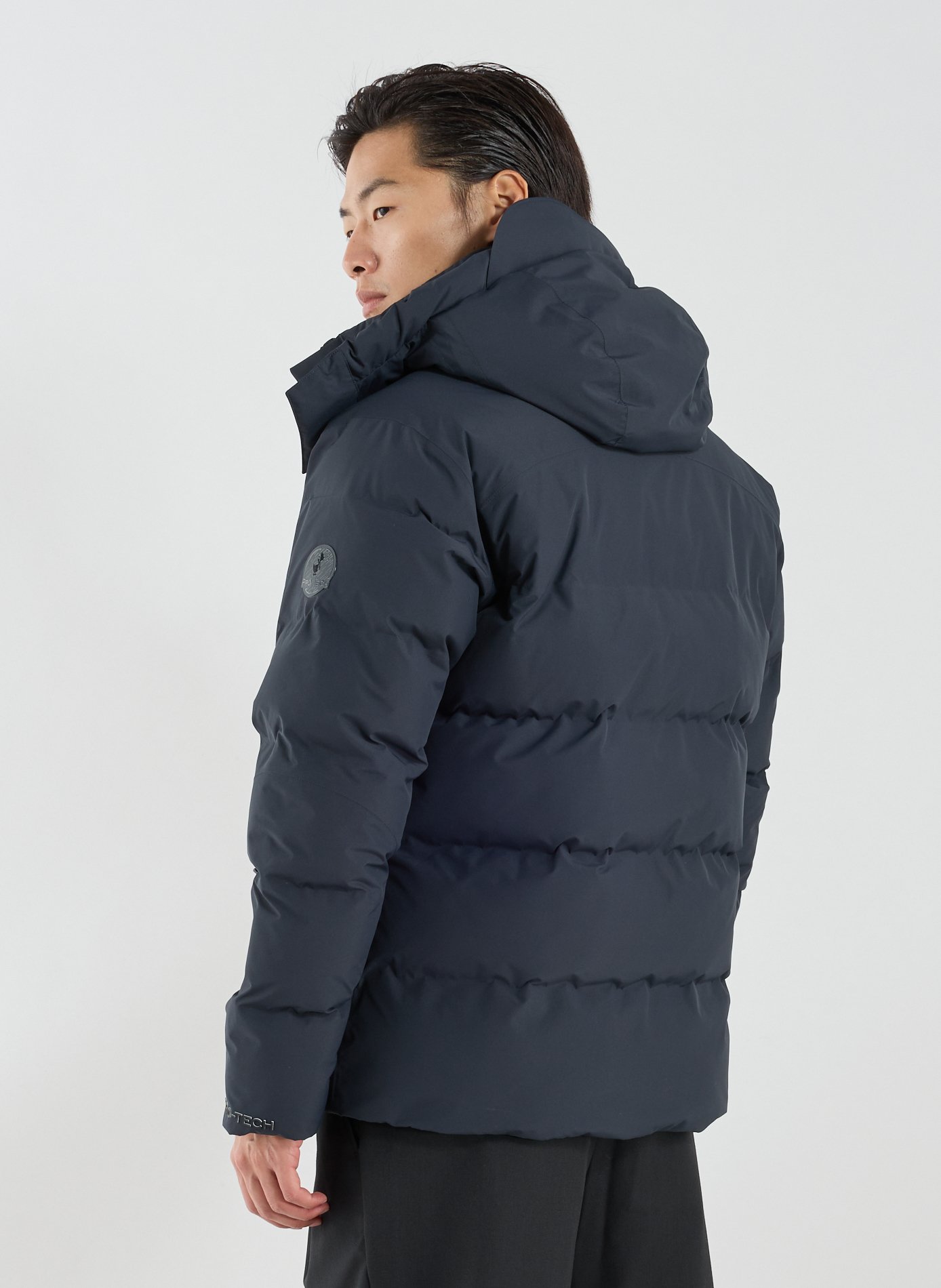 Doudoune courte matelassée à capuche SAVE THE DUCK Bleu