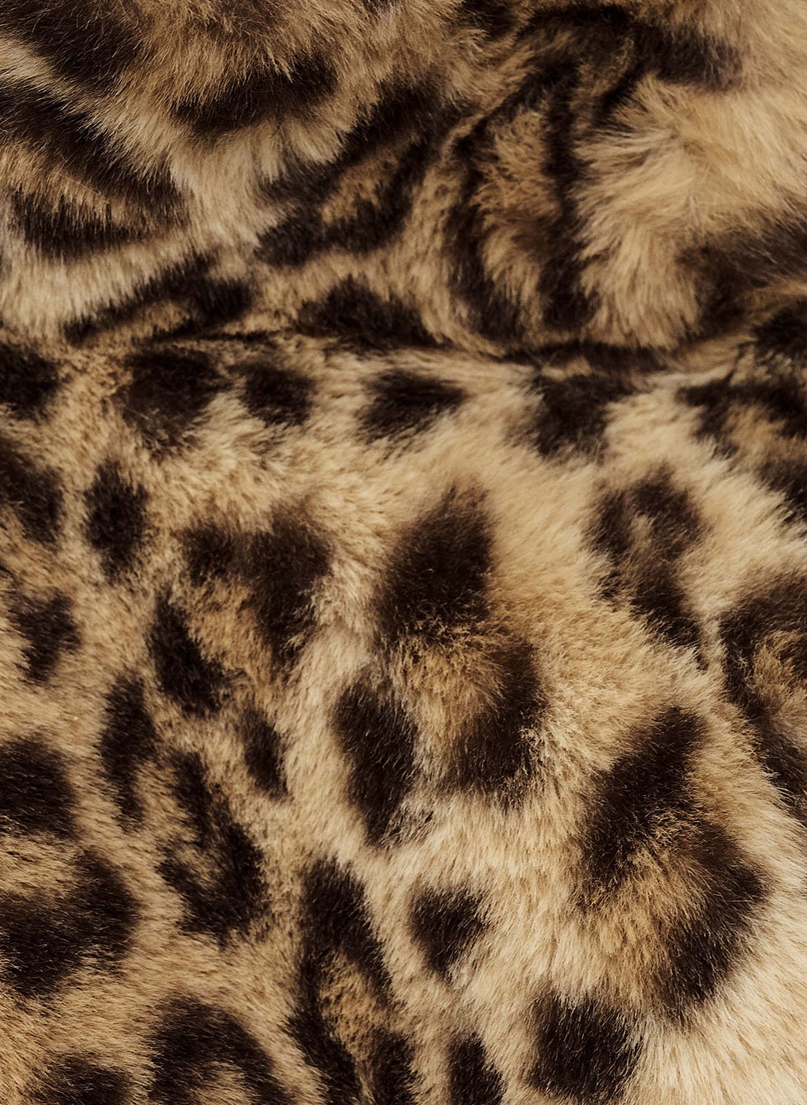 Veste oversize col montant imprimée jaros BA&SH Beige