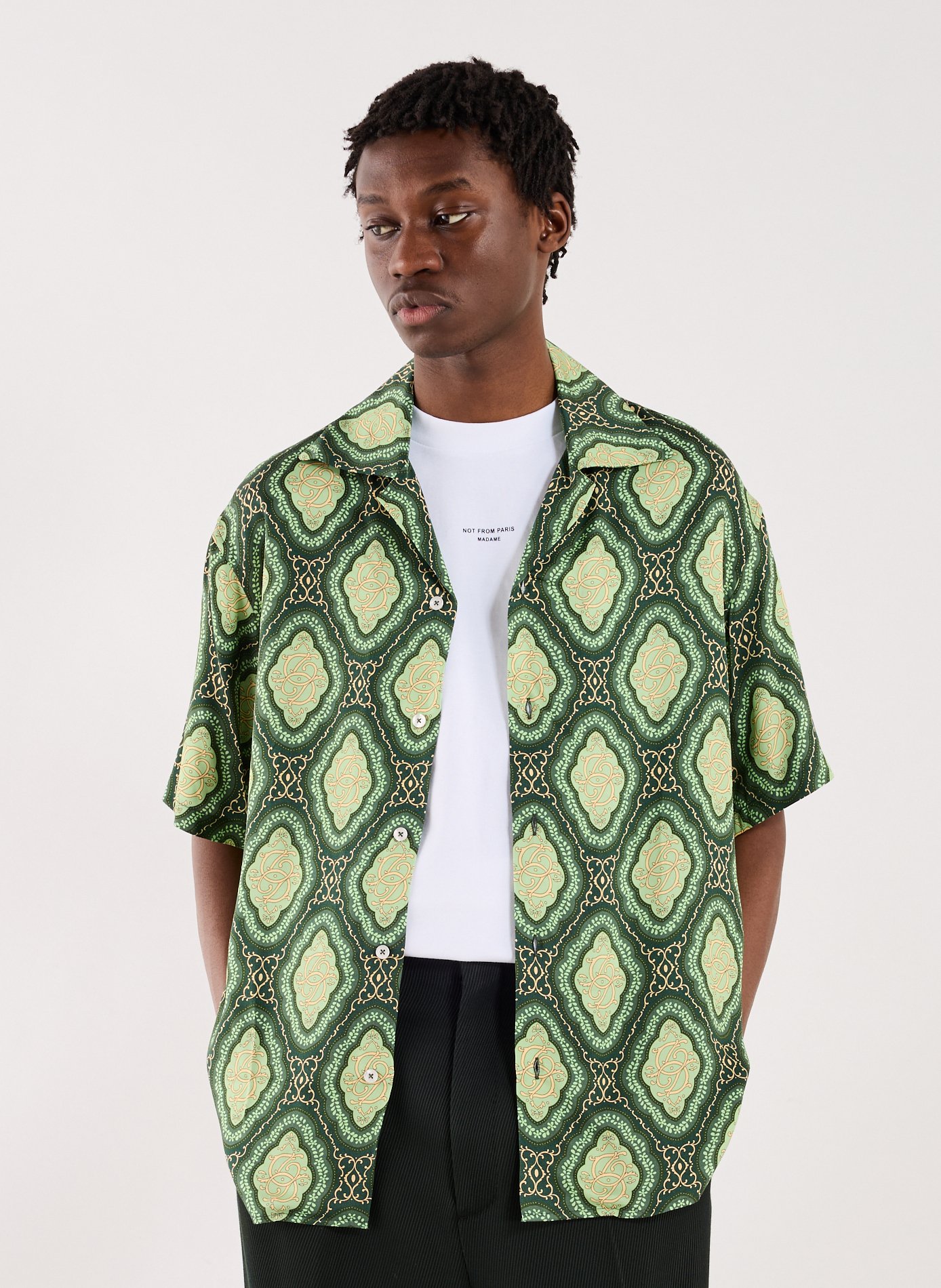 The Medallion Shirt DROLE DE MONSIEUR Green