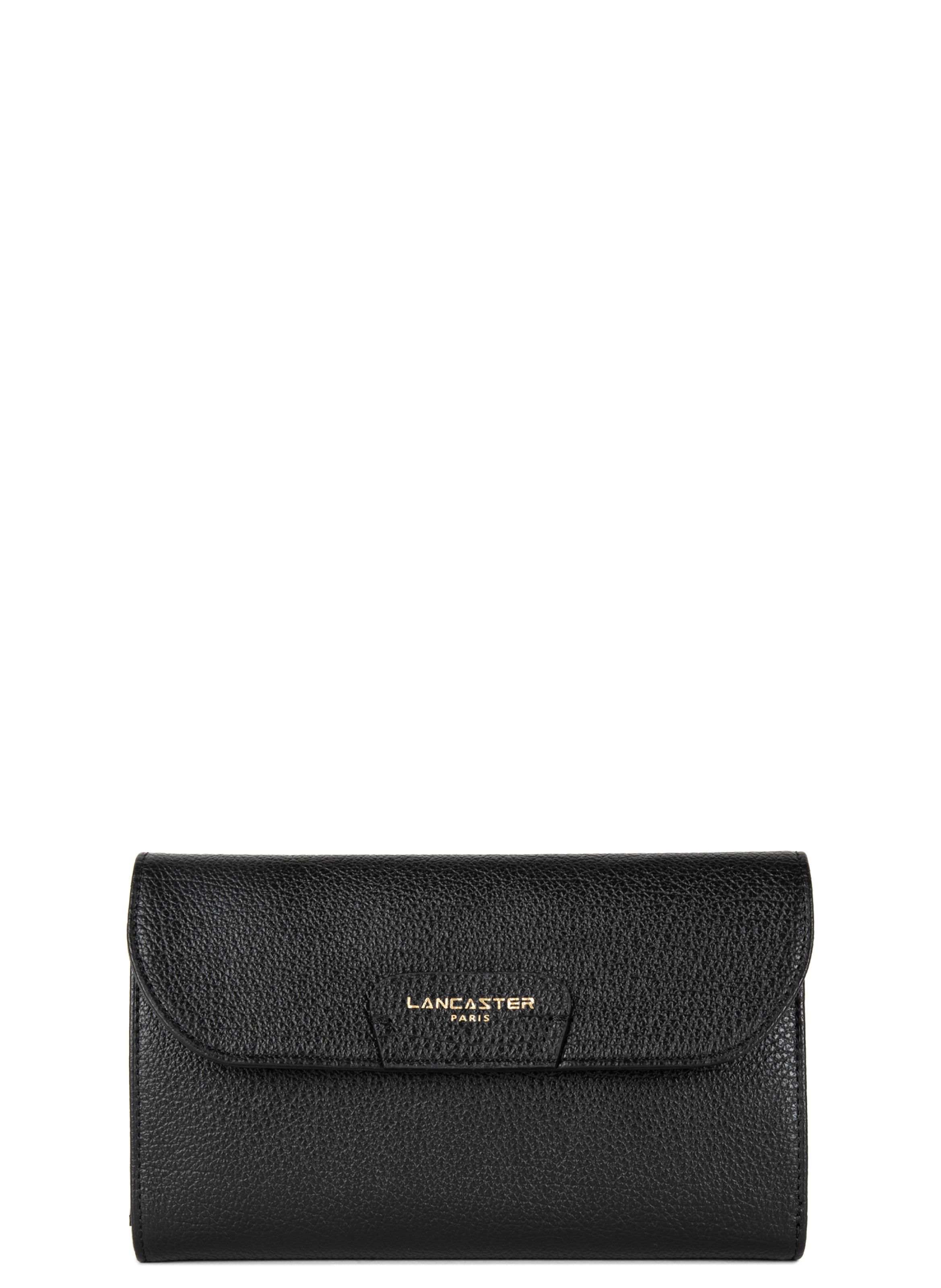 LANCASTER Back to back organizer wallet - Dune Black