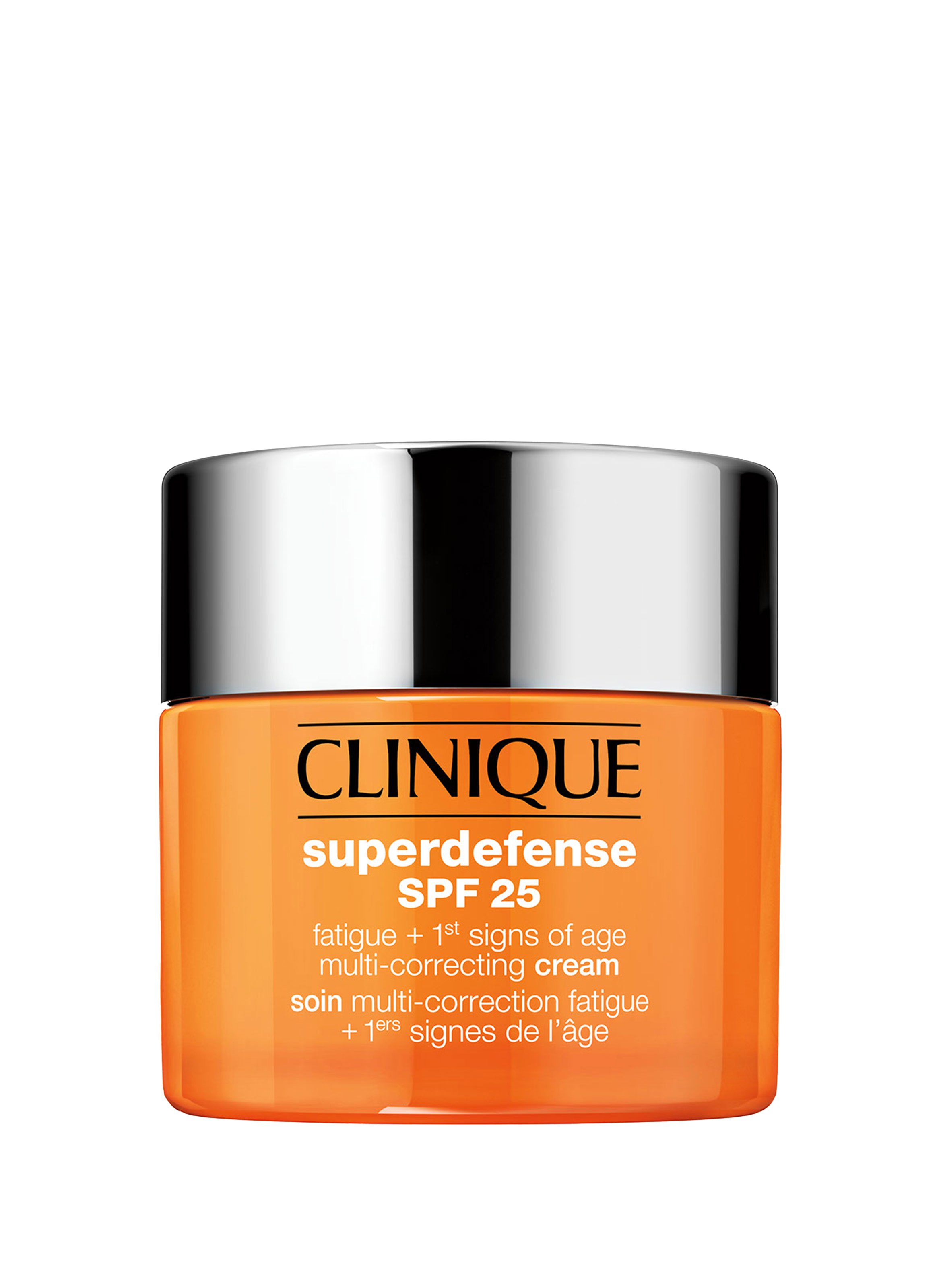 CLINIQUE Superdefense SPF 25 - Fatigue + 1st Signs of Age Multi-Correcting Cream - Skin Type 3 and 4 No color