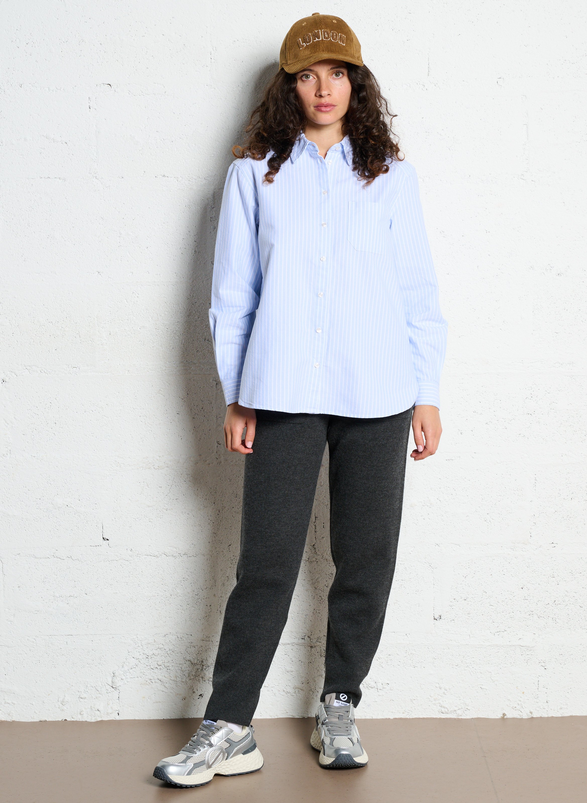 Chemise col classique en coton thomas MAISON 123 Bleu