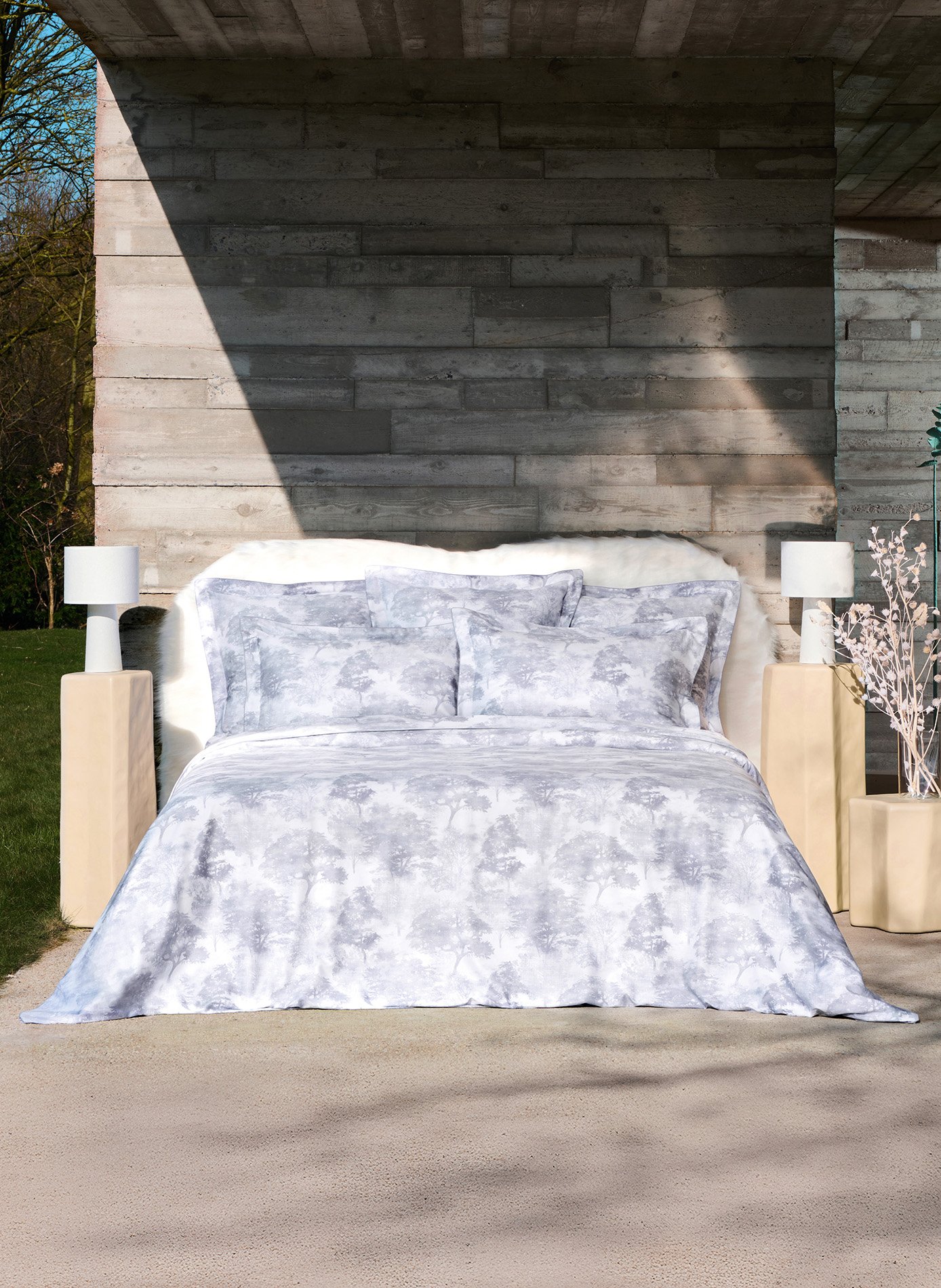 DRAP HOUSSE Silence ANNE DE SOLENE Gris