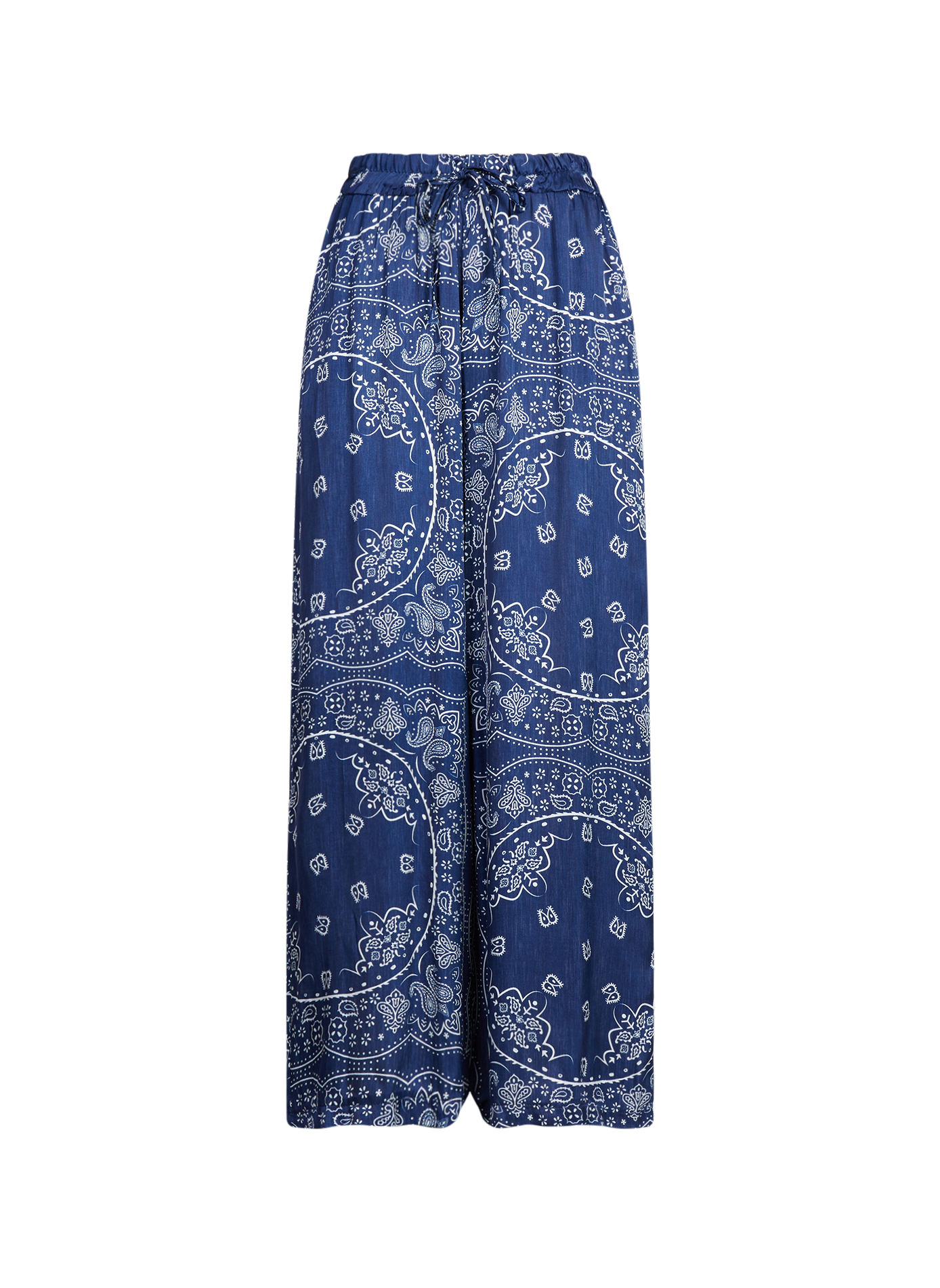 Pantalon imprimé fluide Phoenix AOKYANOS Blue