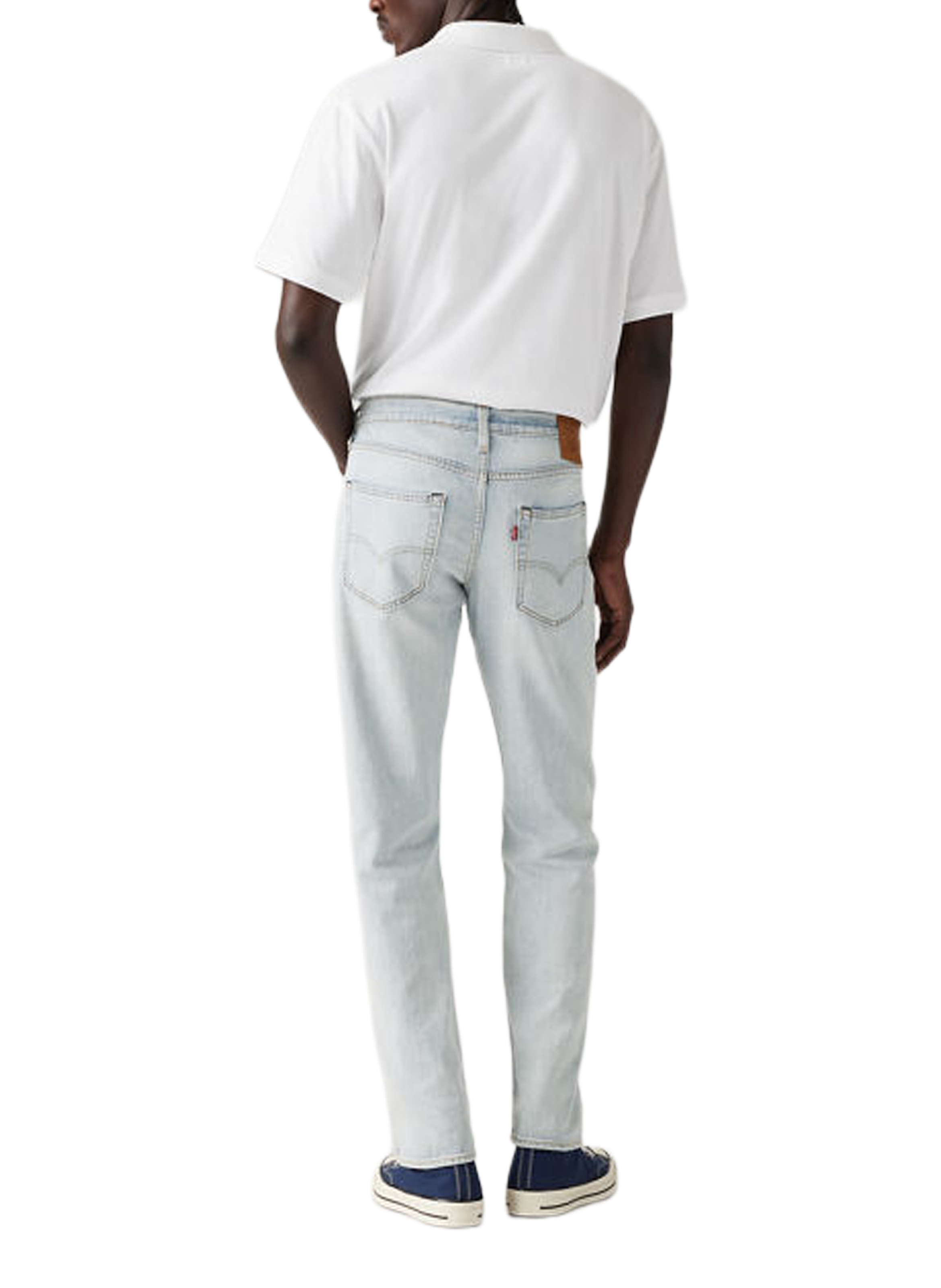 502 Taper Cotton and Linen Blend Jeans LEVI'S Blue