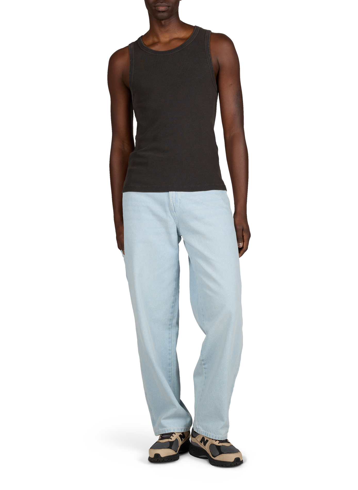 Cotton Tank Top ENTIRE STUDIOS Black