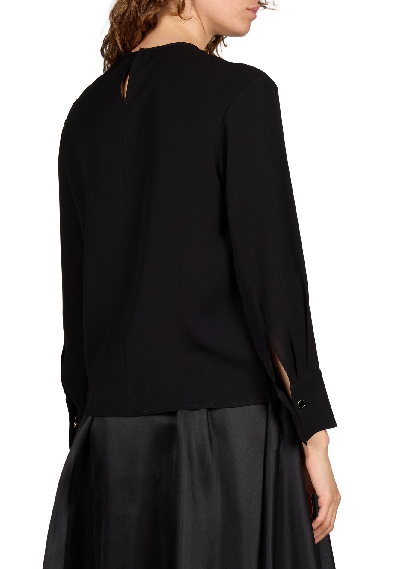 Blouse in solid color MAX MARA STUDIO Black